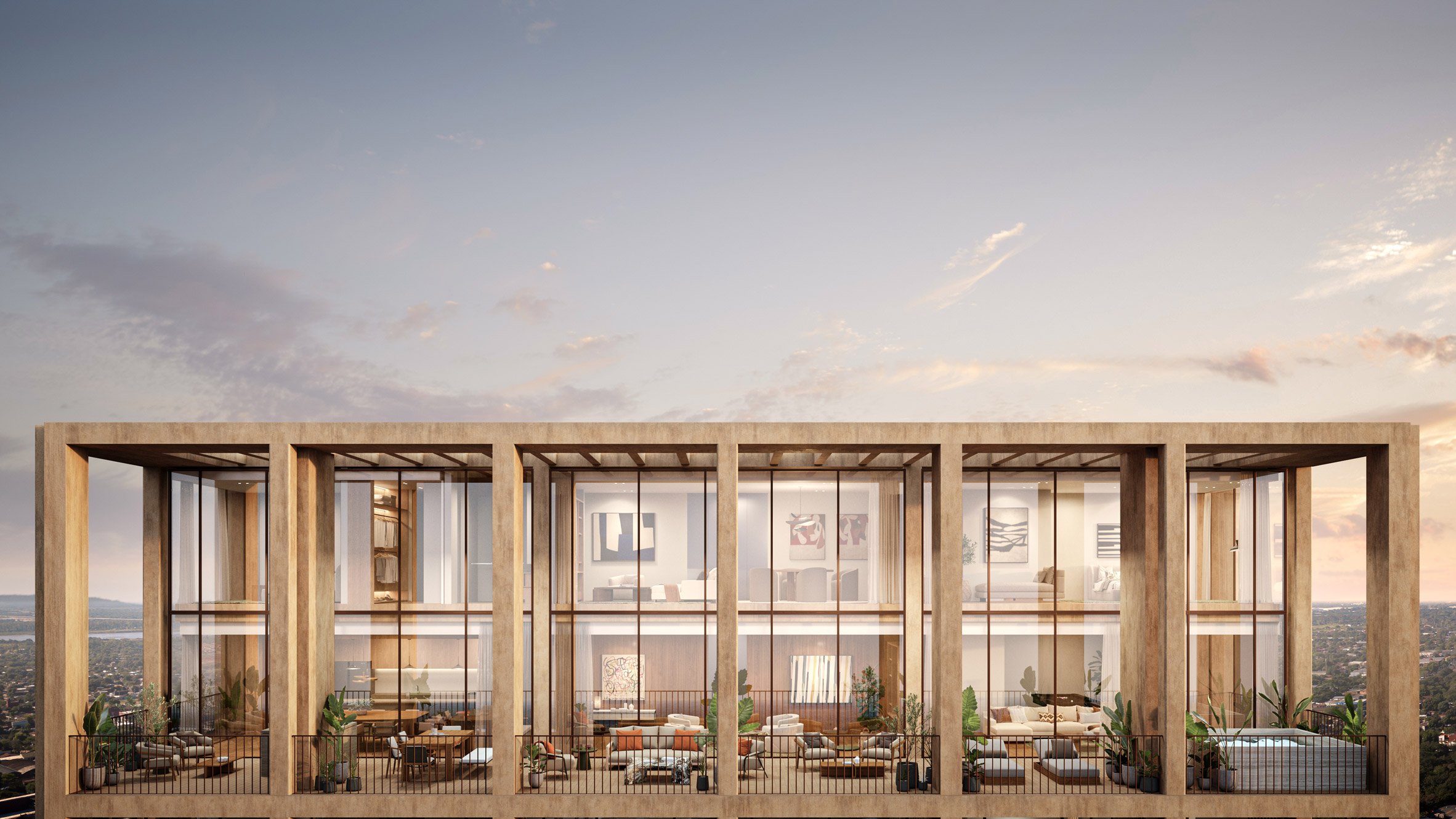 Estudio AMA  skyscraper Paraguay Asunción 巴拉圭高樓住宅