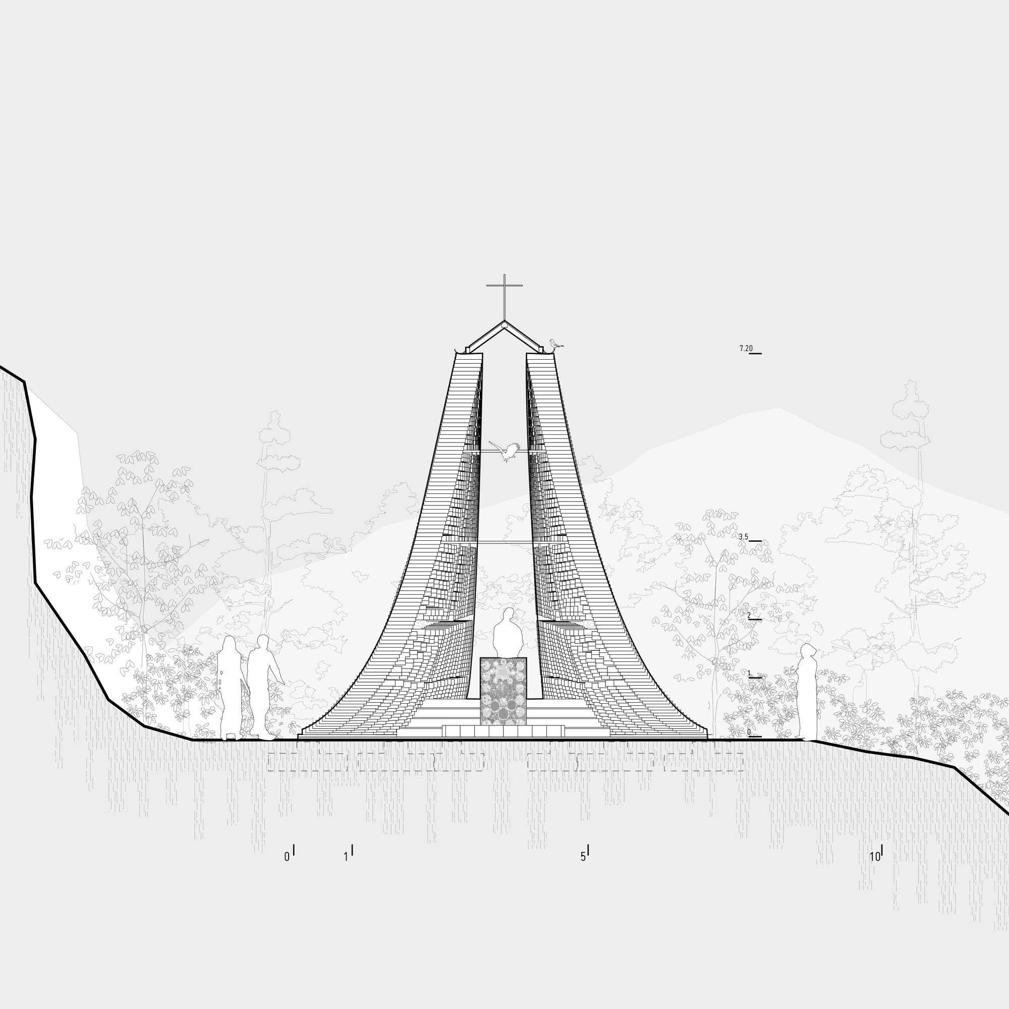 厄瓜多 Ecuador Loja 瓷磚教堂 Tile Chapel Jimenez Arquitectos