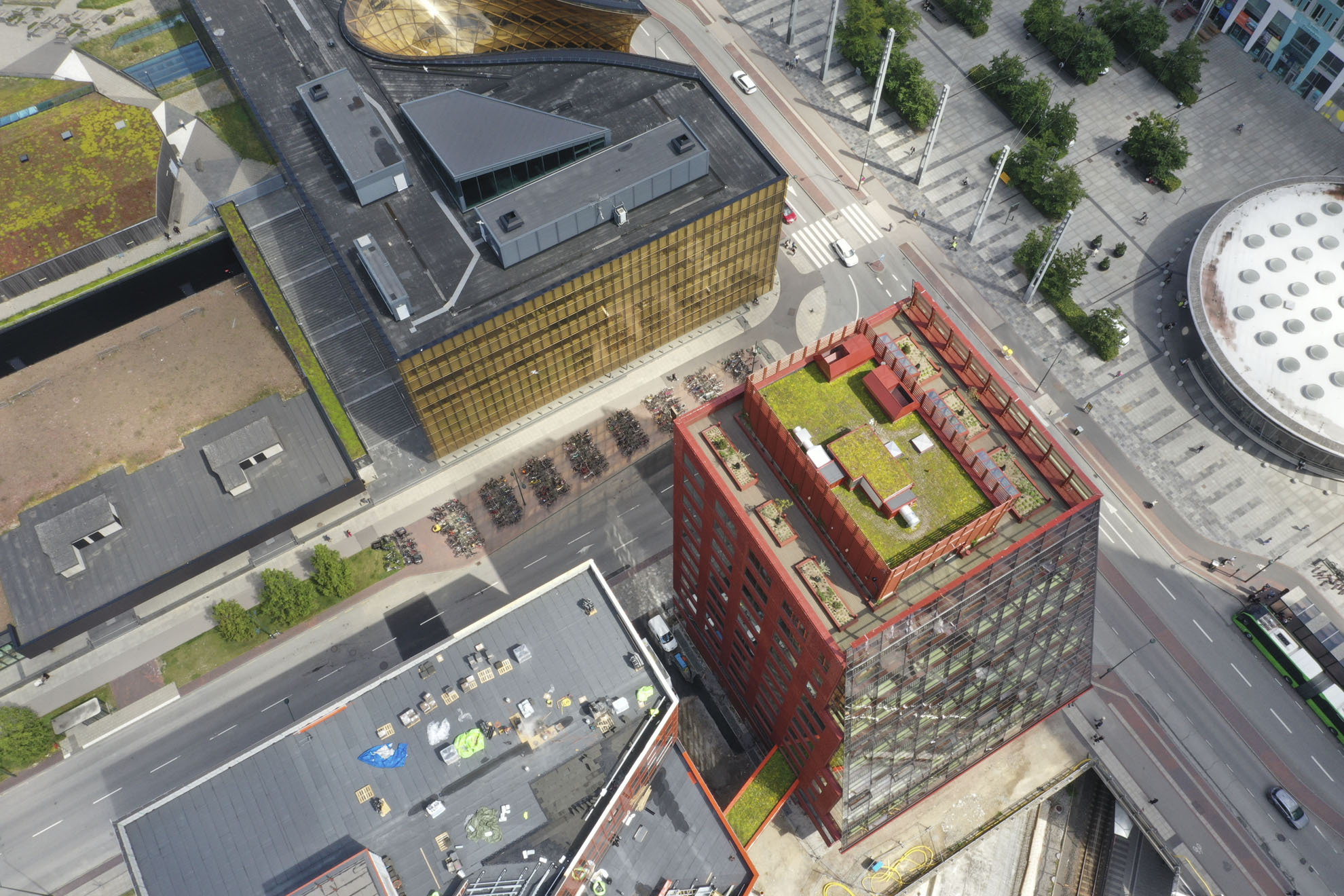 瑞典Malmö 馬爾摩 Fyrtornet 高層 辦公大樓 木構 Wingårdhs