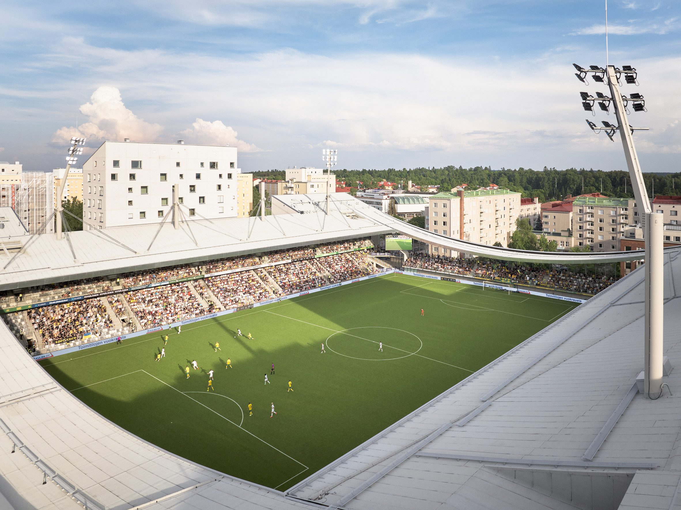 JKMM Architects   football stadium  housing  Finlandt
