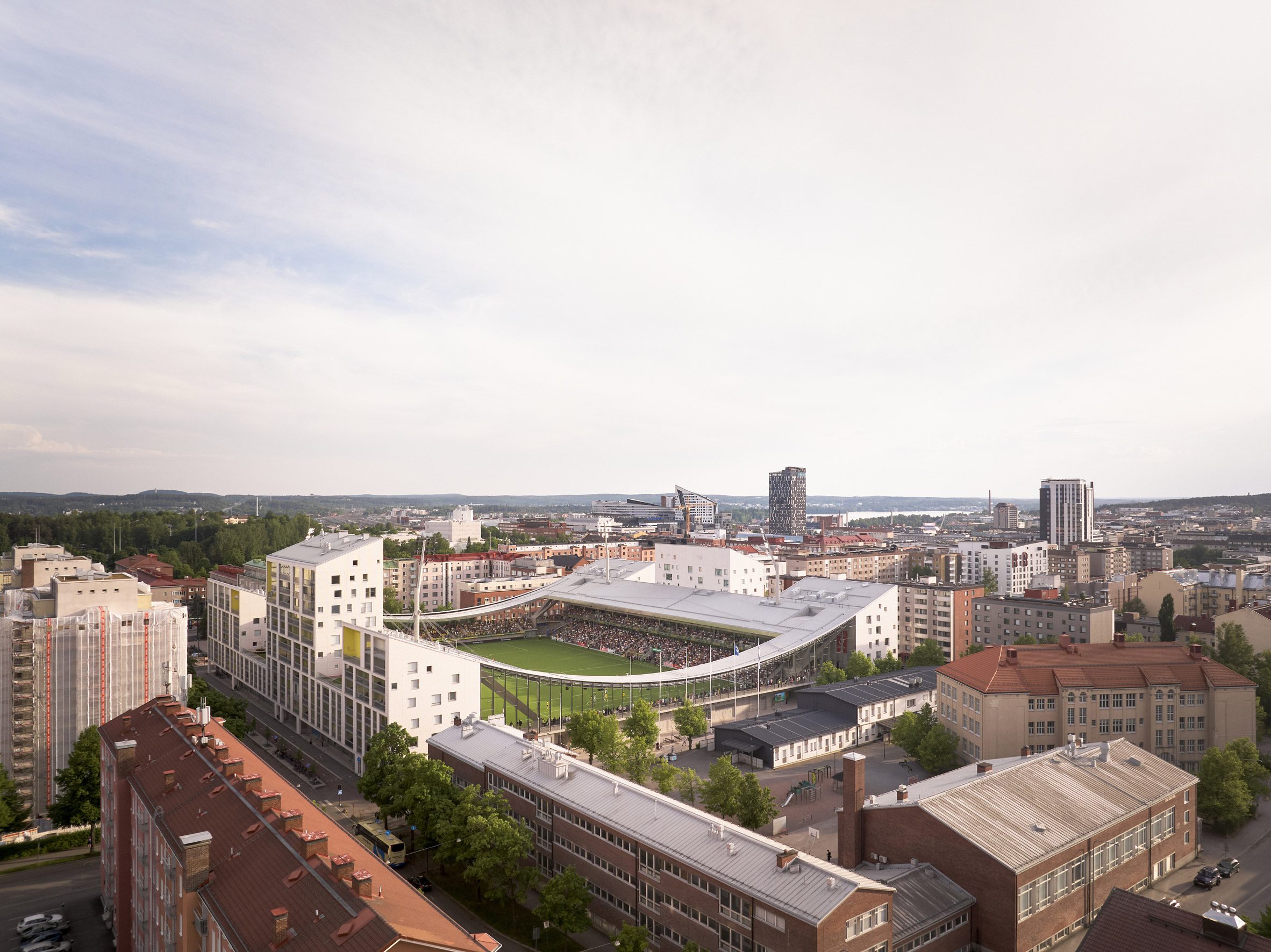 JKMM Architects   football stadium  housing  Finlandt