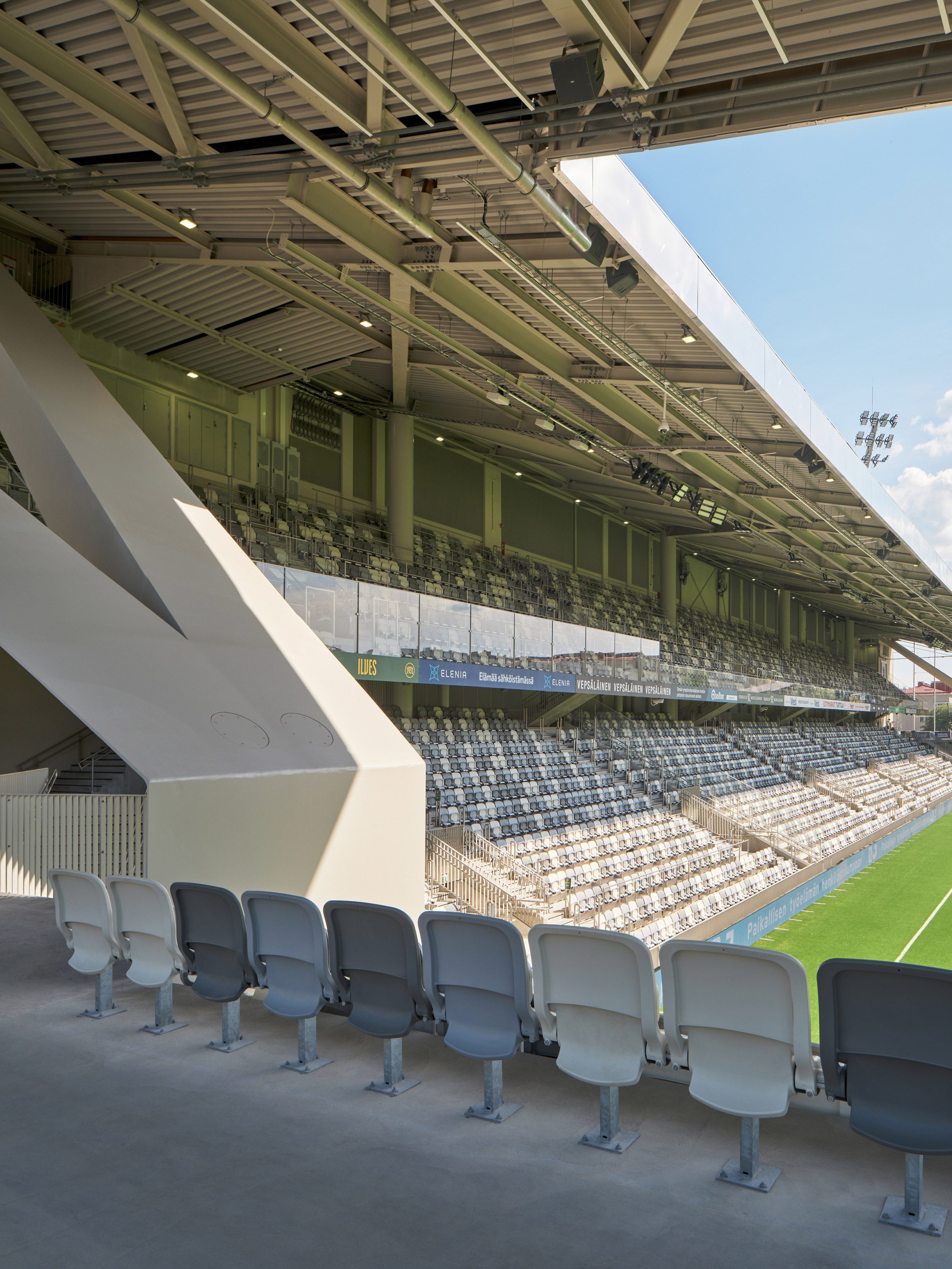 JKMM Architects football stadium housing Finlandt