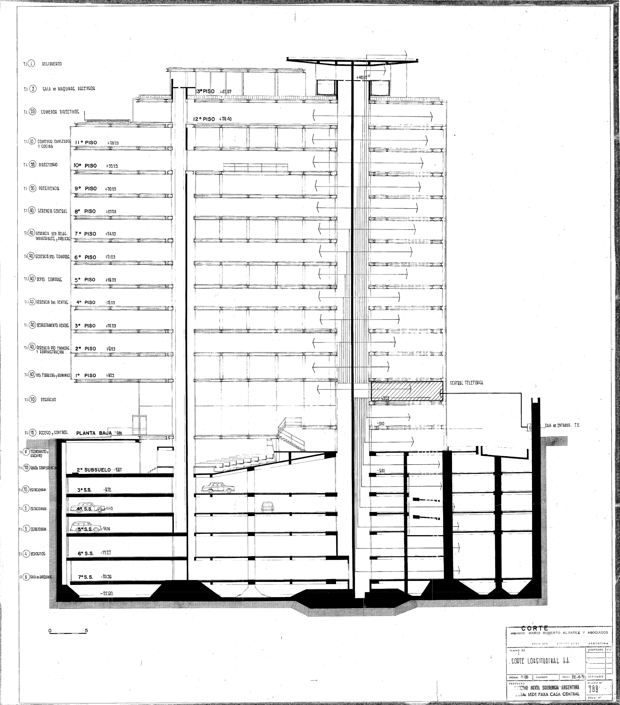 阿根廷現代主義建築 SOMISA Building Mario Roberto Álvarez & Associates