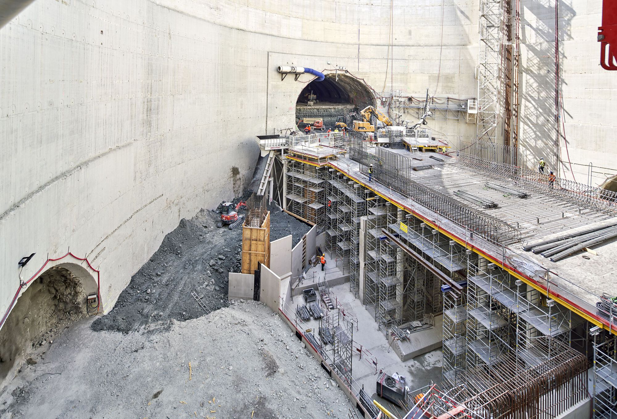施工相片 Dominique Perrault  Villejuif-Gustave Roussy Station 法國巴黎地鐵站