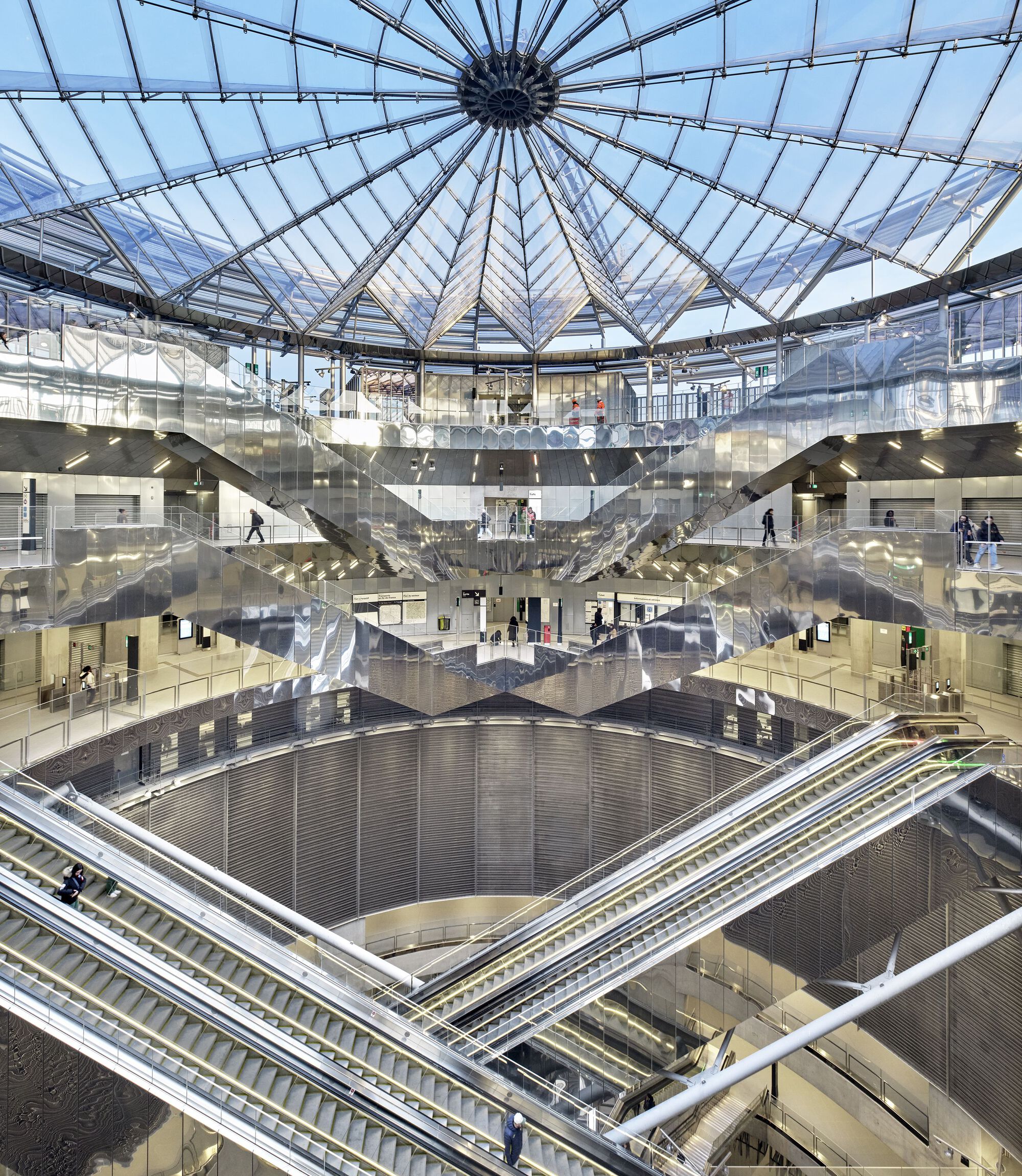 Dominique Perrault  Villejuif-Gustave Roussy Station 法國巴黎地鐵站