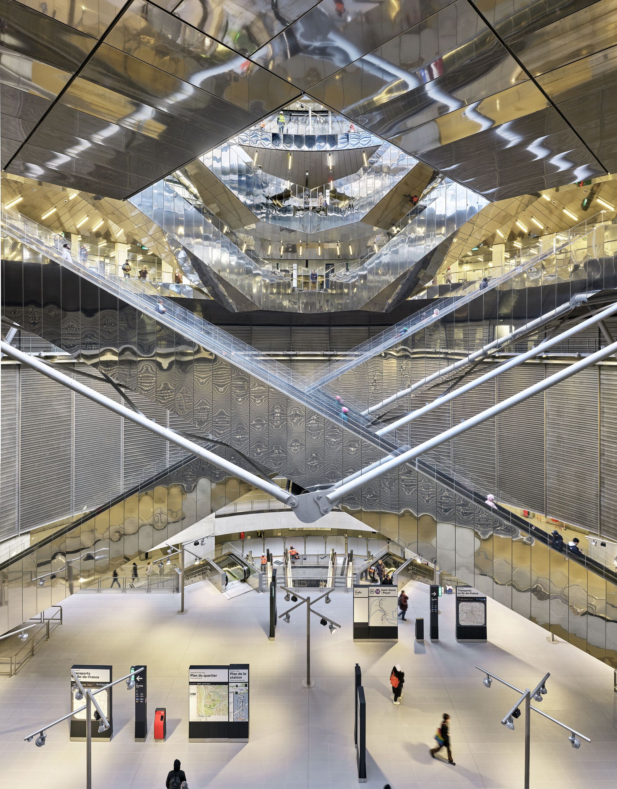 Dominique Perrault  Villejuif-Gustave Roussy Station 法國巴黎地鐵站