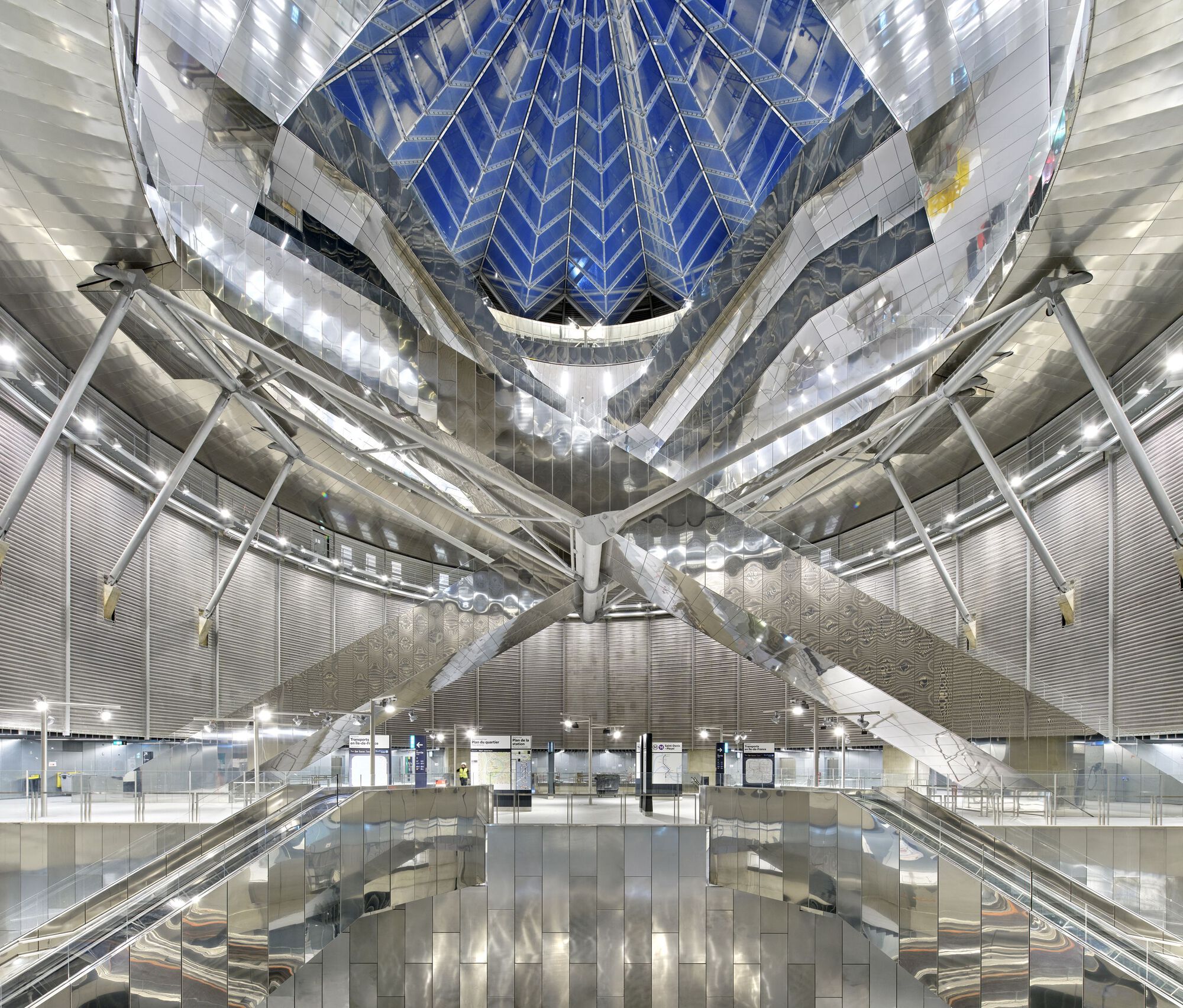 Dominique Perrault  Villejuif-Gustave Roussy Station 法國巴黎地鐵站