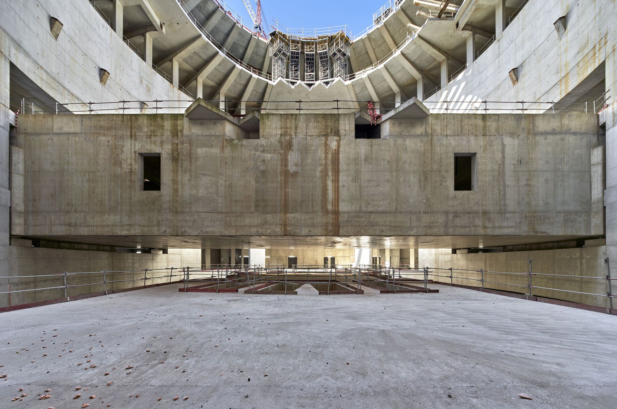 施工相片 Dominique Perrault  Villejuif-Gustave Roussy Station 法國巴黎地鐵站