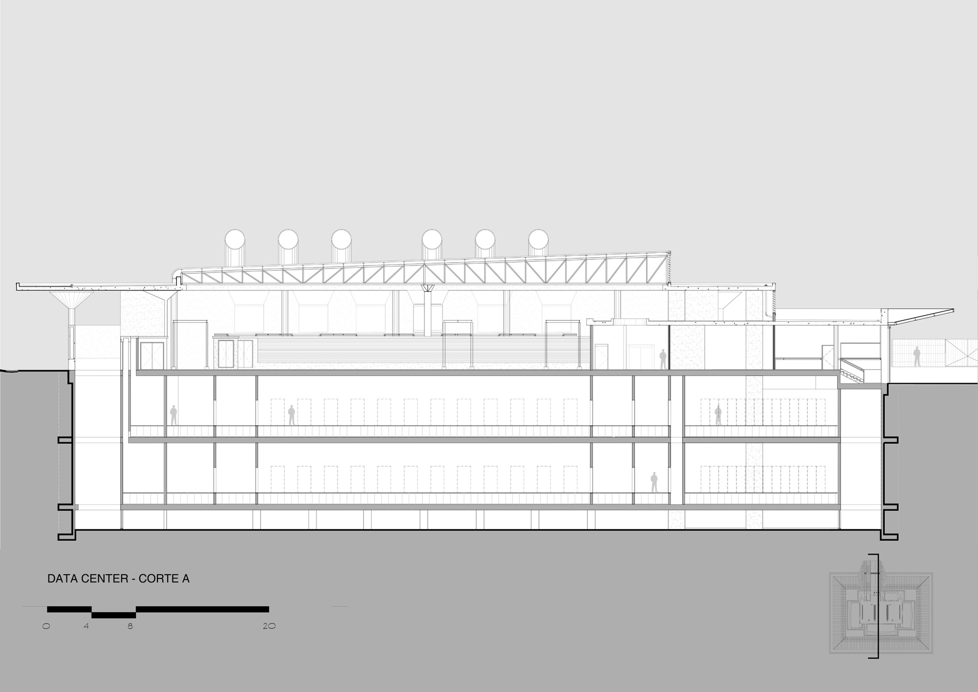 巴西坎皮納斯銀行數據中心（Santander Datacenter） LoebCapote Arquitetura e Urbanismo