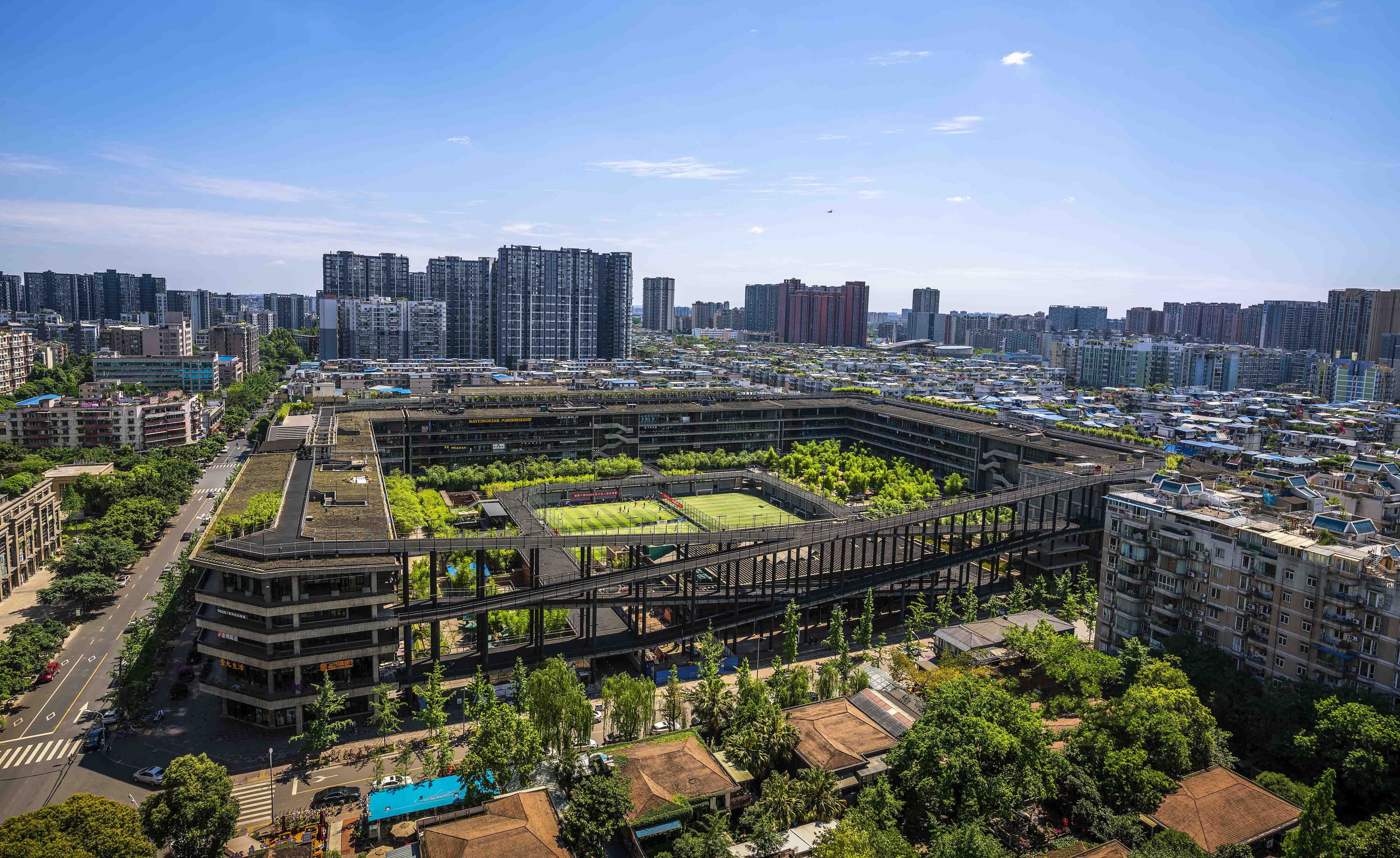 West Village 西村大院 建築、公共空間和景觀 劉家琨 大型庭院