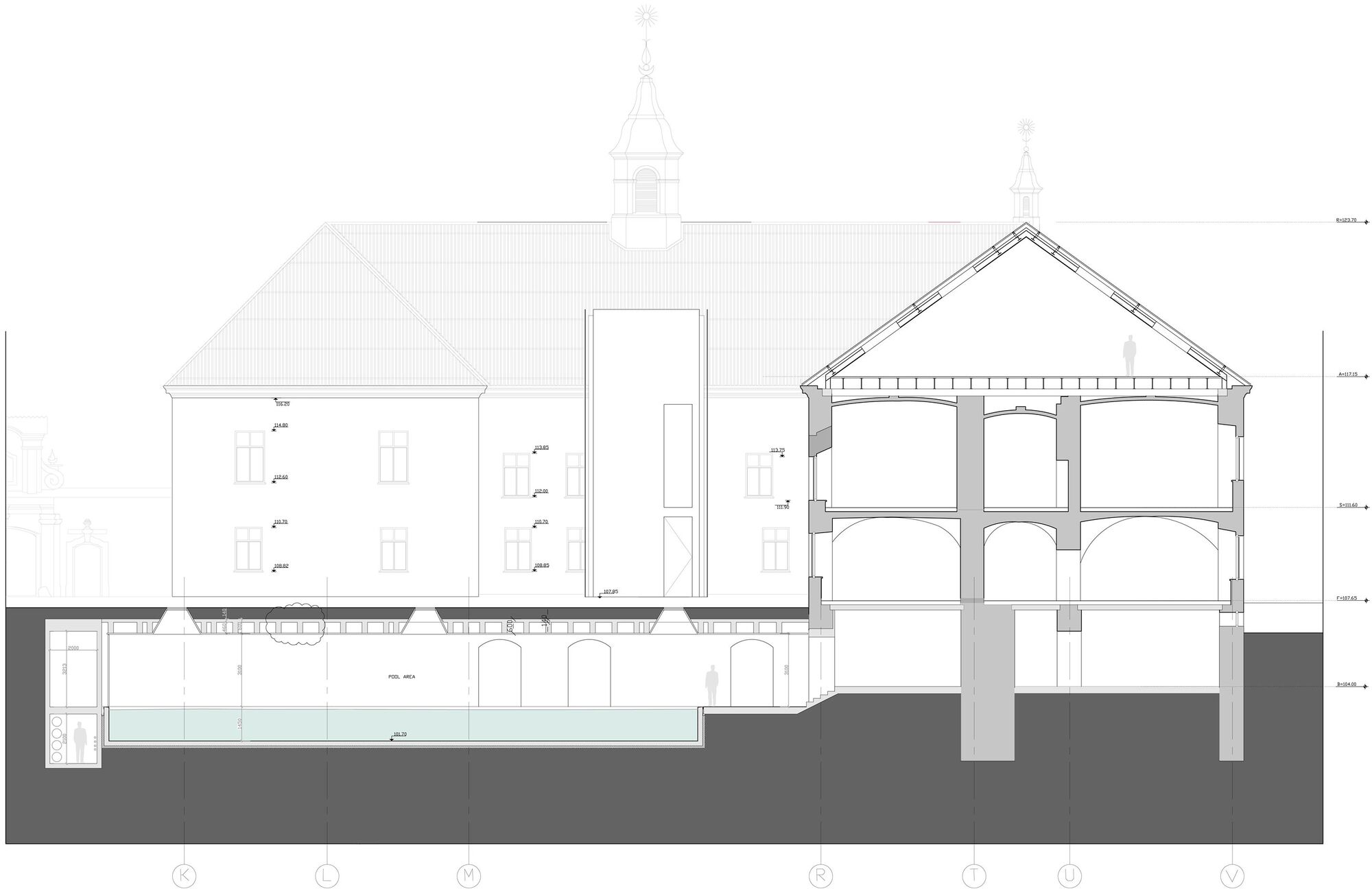 Boksto Skveras Mixed-Use Center 立陶宛 Lithuania  酒店建築、歷史建築、舊建築再利用、立陶宛建築師、立陶宛建築師 Studio Seilern Architects
