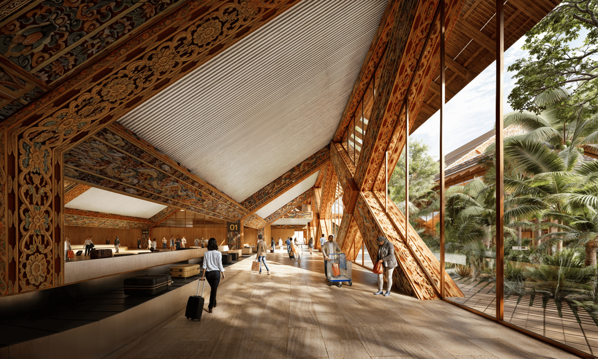不丹蓋勒普國際機場（Gelephu International Airport）由知名的BIG（Bjarke Ingels Group）