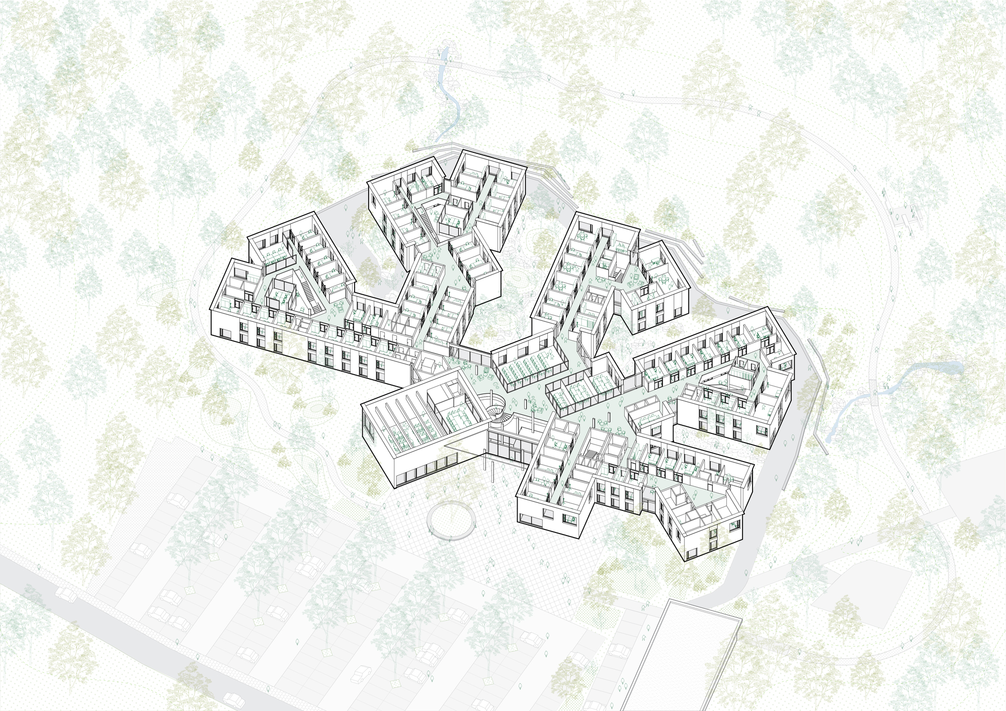 CHYBIK+KRISTOF 捷克林業委員會行政中心 木構 木造大樓