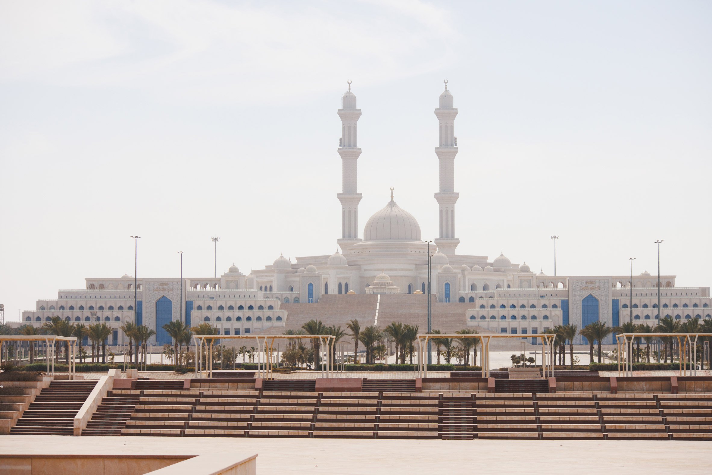Grand Mosque in New Administrative Capital 非洲最大的清真寺建於中央軸線的南端
