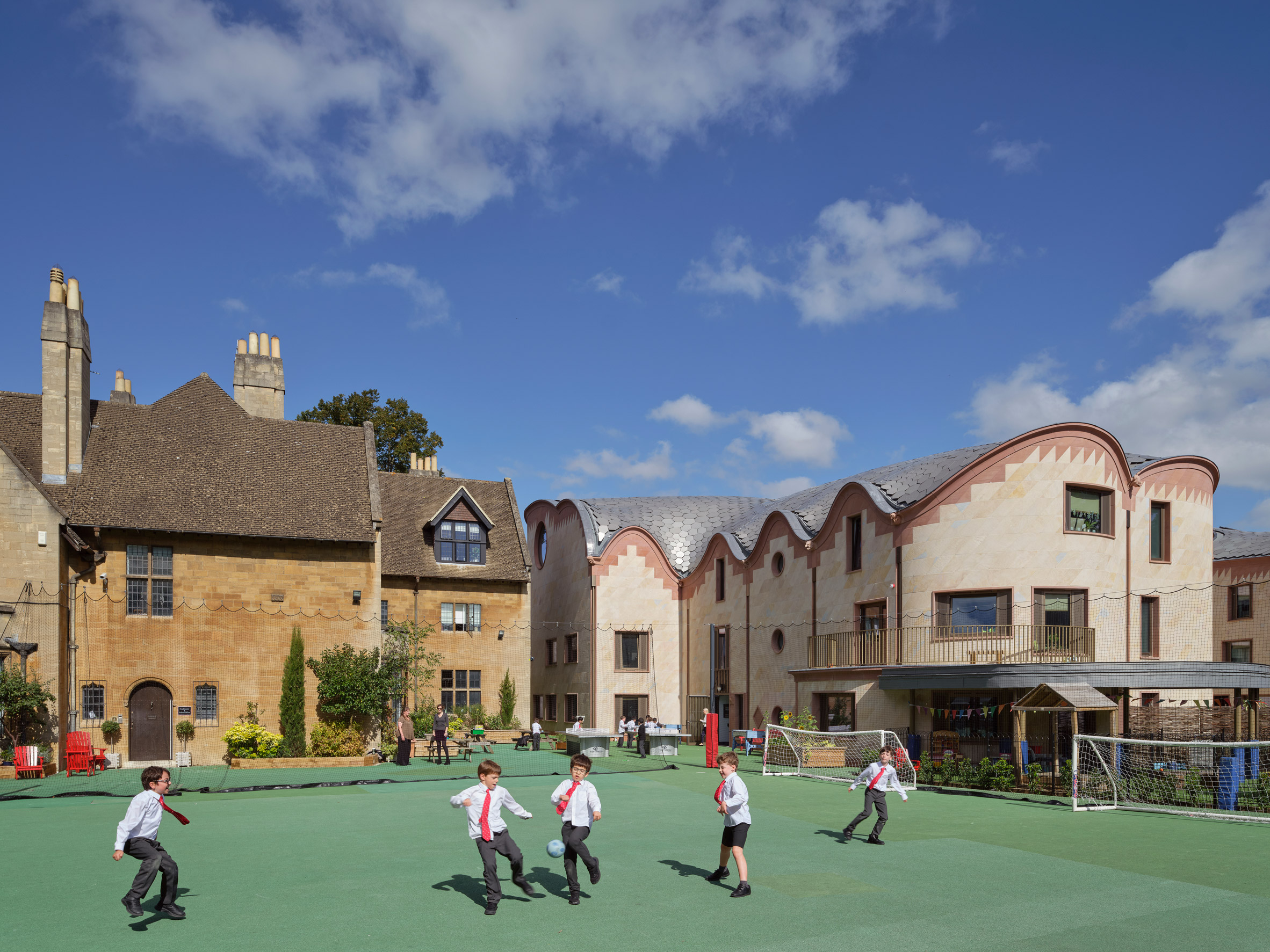 David Kohn Architects  University of Oxford 牛津大學新學院 Gradel Quadrangles