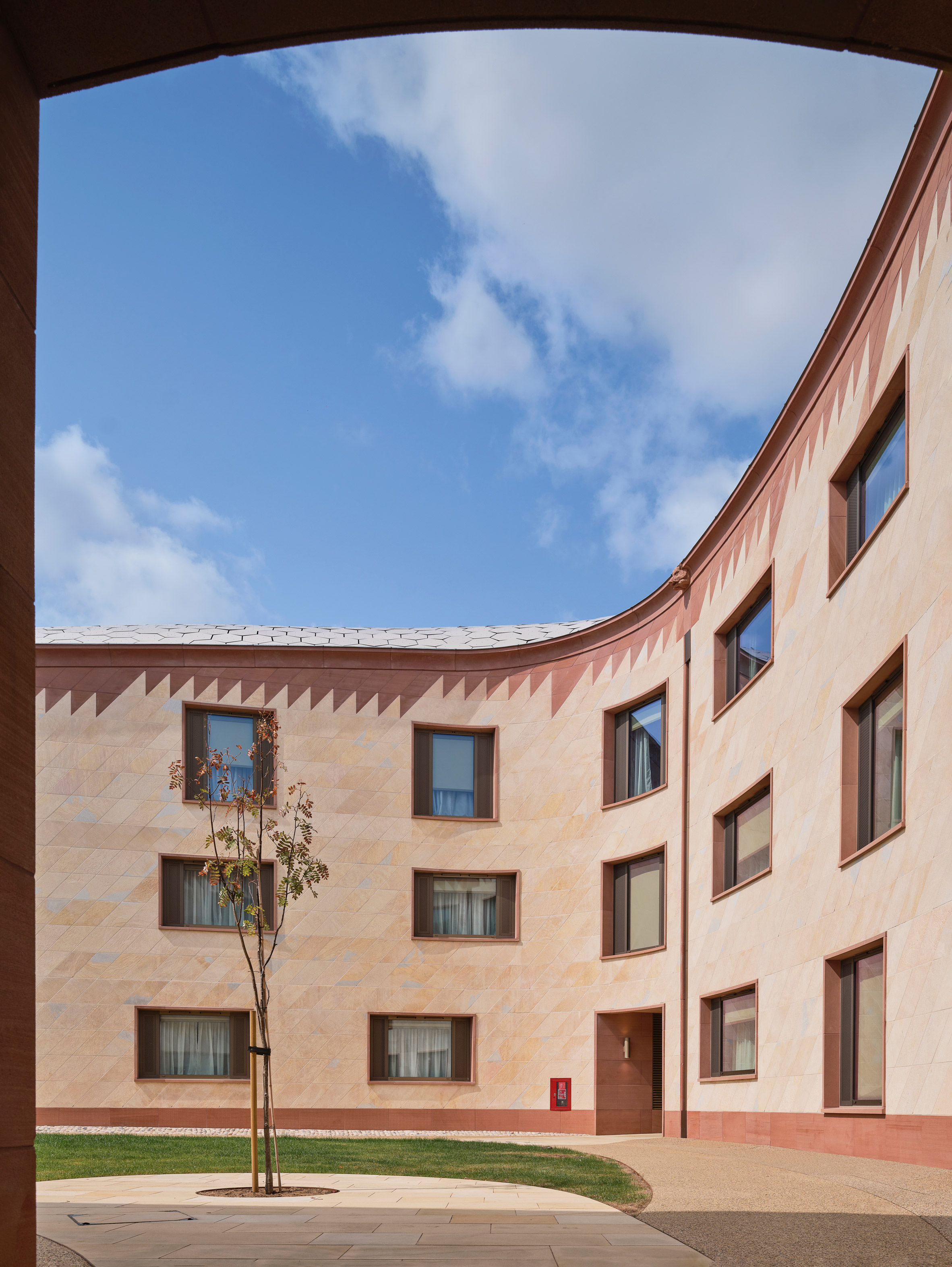 David Kohn Architects  University of Oxford 牛津大學新學院 Gradel Quadrangles