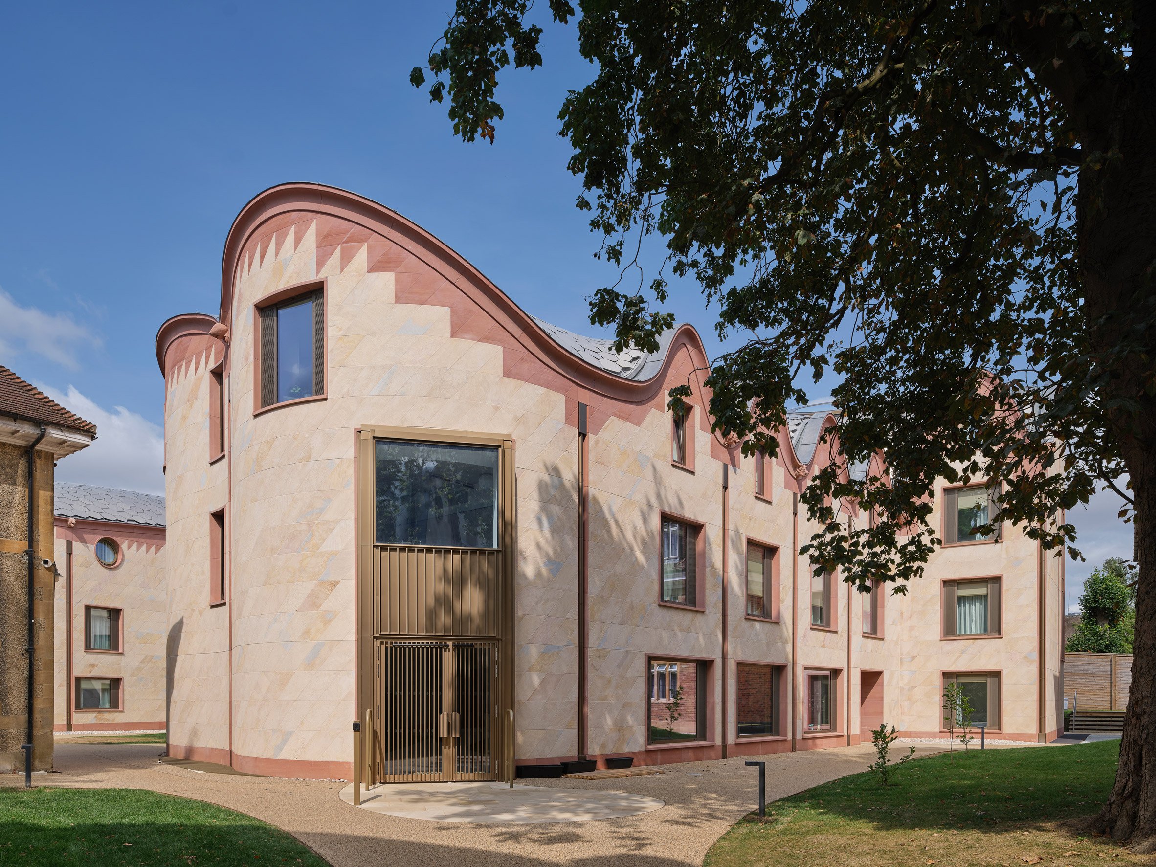 David Kohn Architects  University of Oxford 牛津大學新學院 Gradel Quadrangles