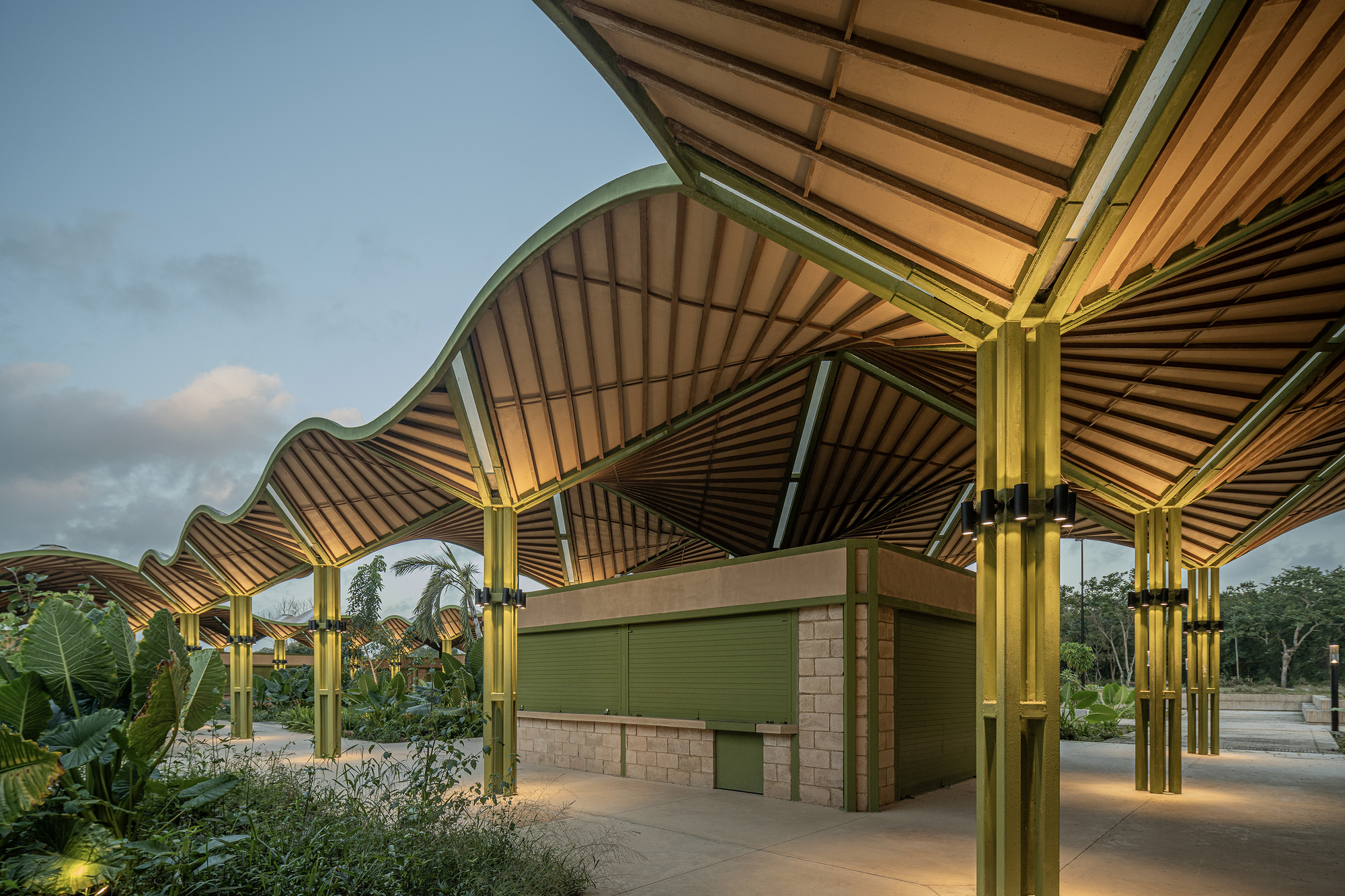 尼古拉斯布拉沃市場（Nicolas Bravo Market） 墨西哥尤卡坦半島（Yucatan Peninsula） AIDIA STUDIO 