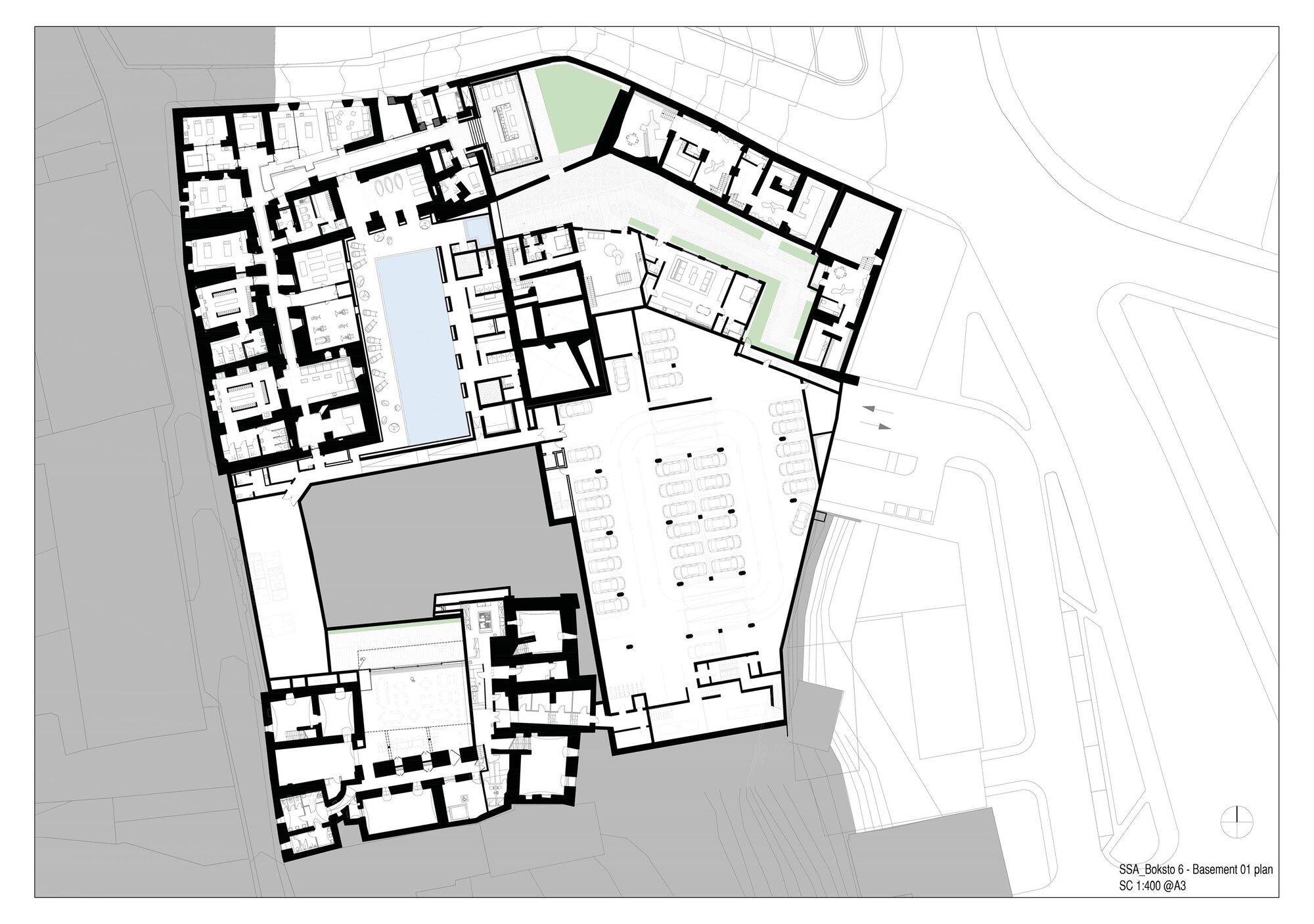 Boksto Skveras Mixed-Use Center 立陶宛 Lithuania  酒店建築、歷史建築、舊建築再利用、立陶宛建築師、立陶宛建築師 Studio Seilern Architects