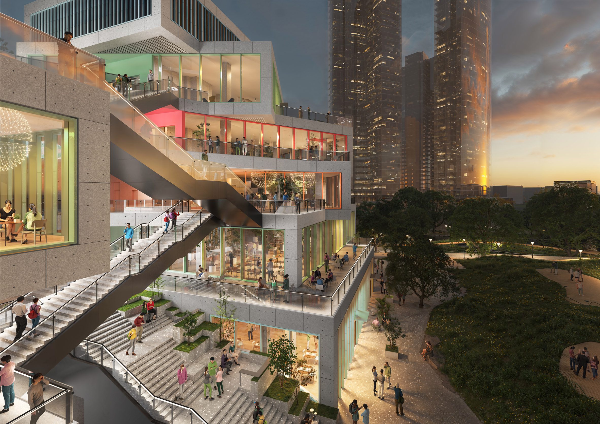 MVRDV  成都麓湖 露天購物中心 漫汀 Creek
