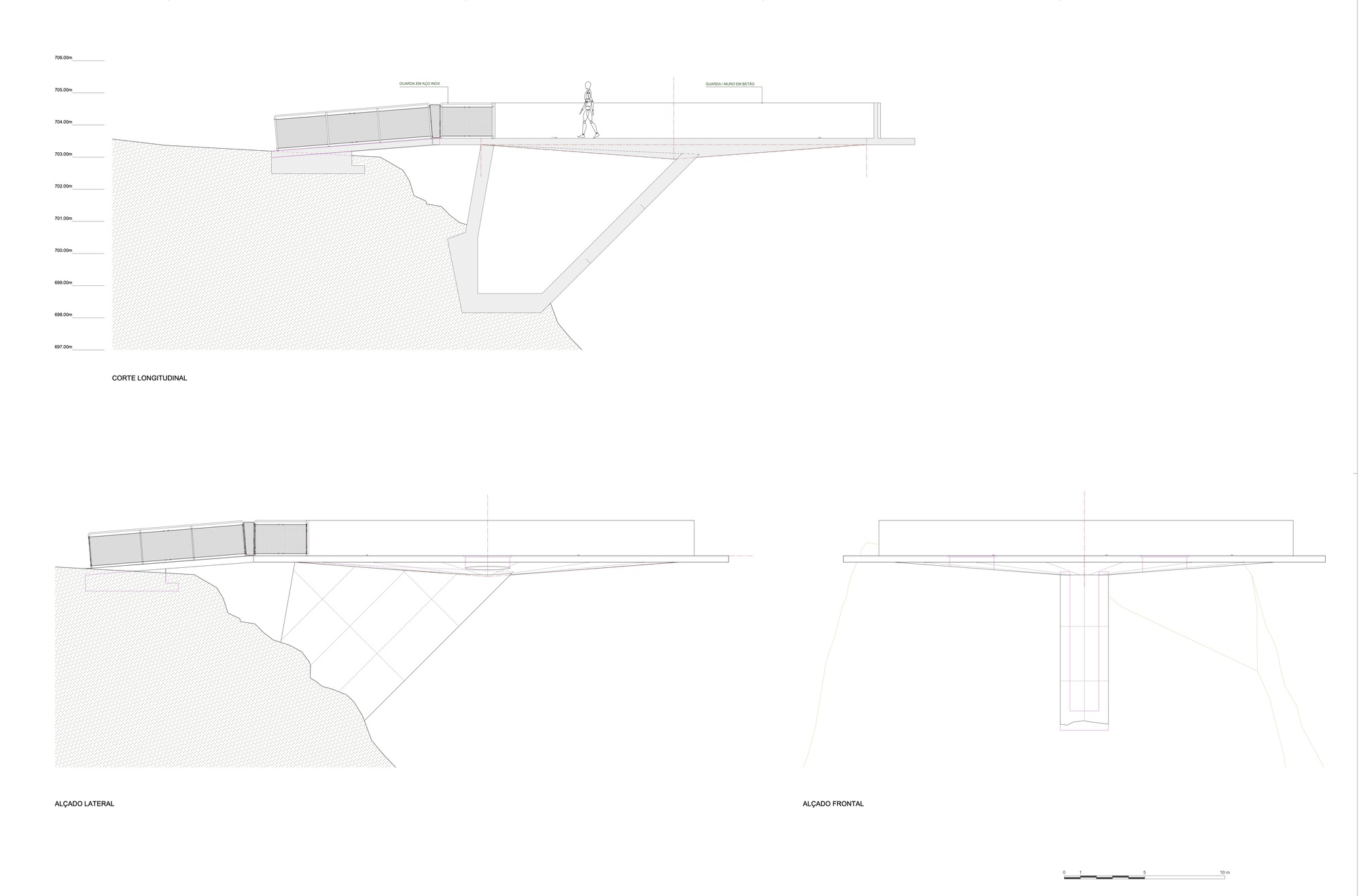 Alvaro Siza 葡萄牙觀景台 Vilar Barroco Zebro Viewpoint Álvaro Siza Vieira