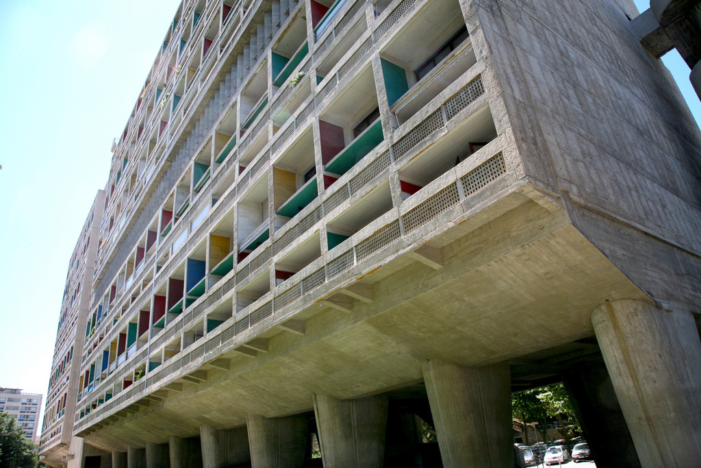 法國馬賽公寓 Unité d'Habitation em Marseille。圖片 © Vincent Desjardins