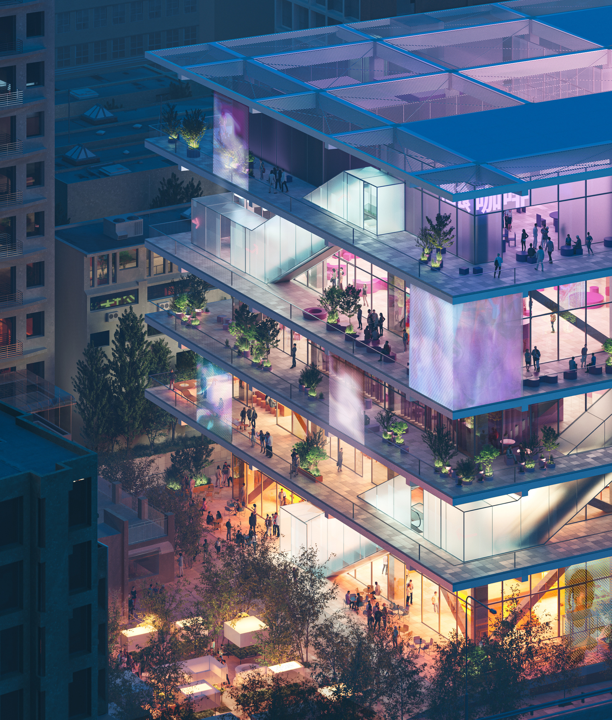 在竹北「方塊市場」,,MVRDV 不只是復興舊有市場模式,更提出全新的建築語彙,無縫結合傳統與未來