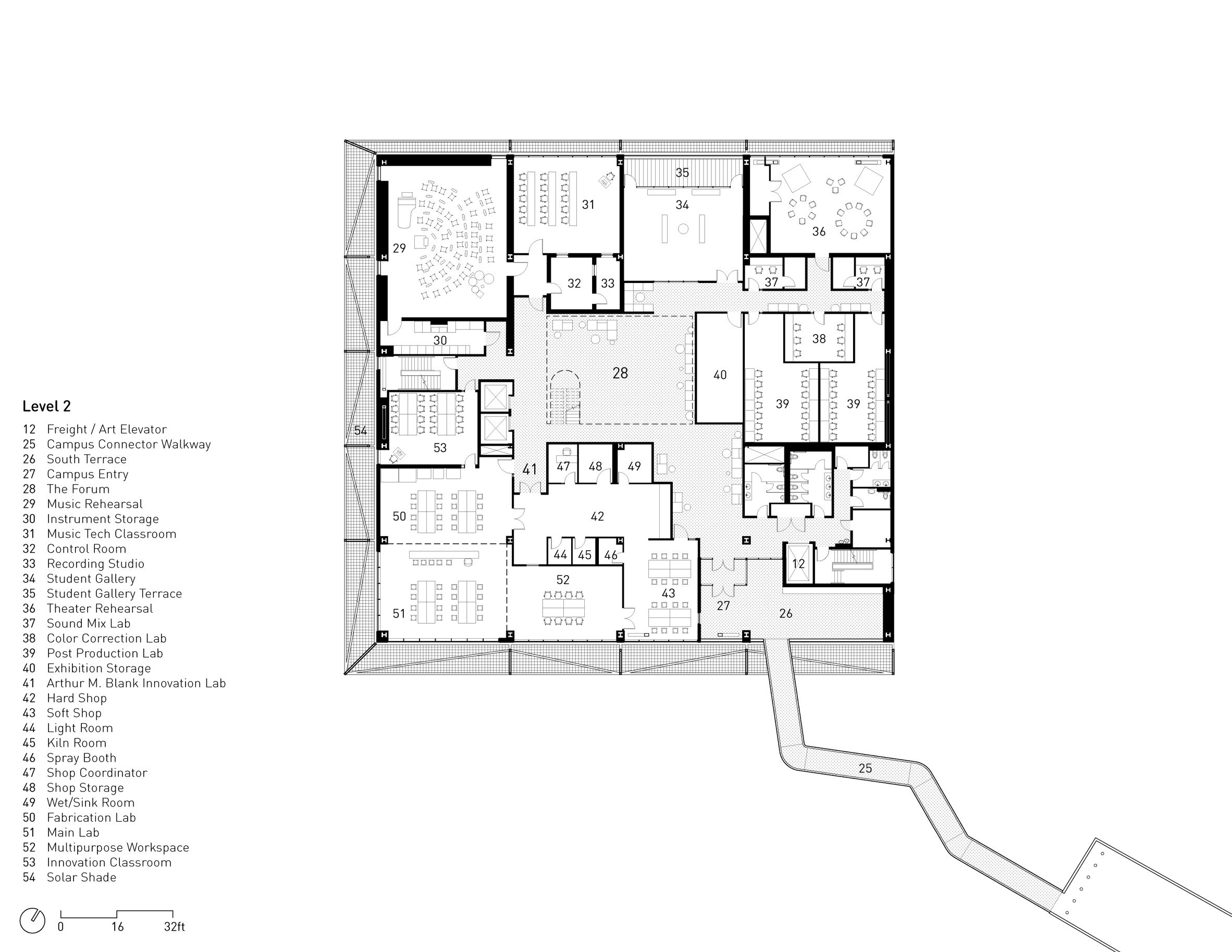 2層平面圖 Level 2 Plan