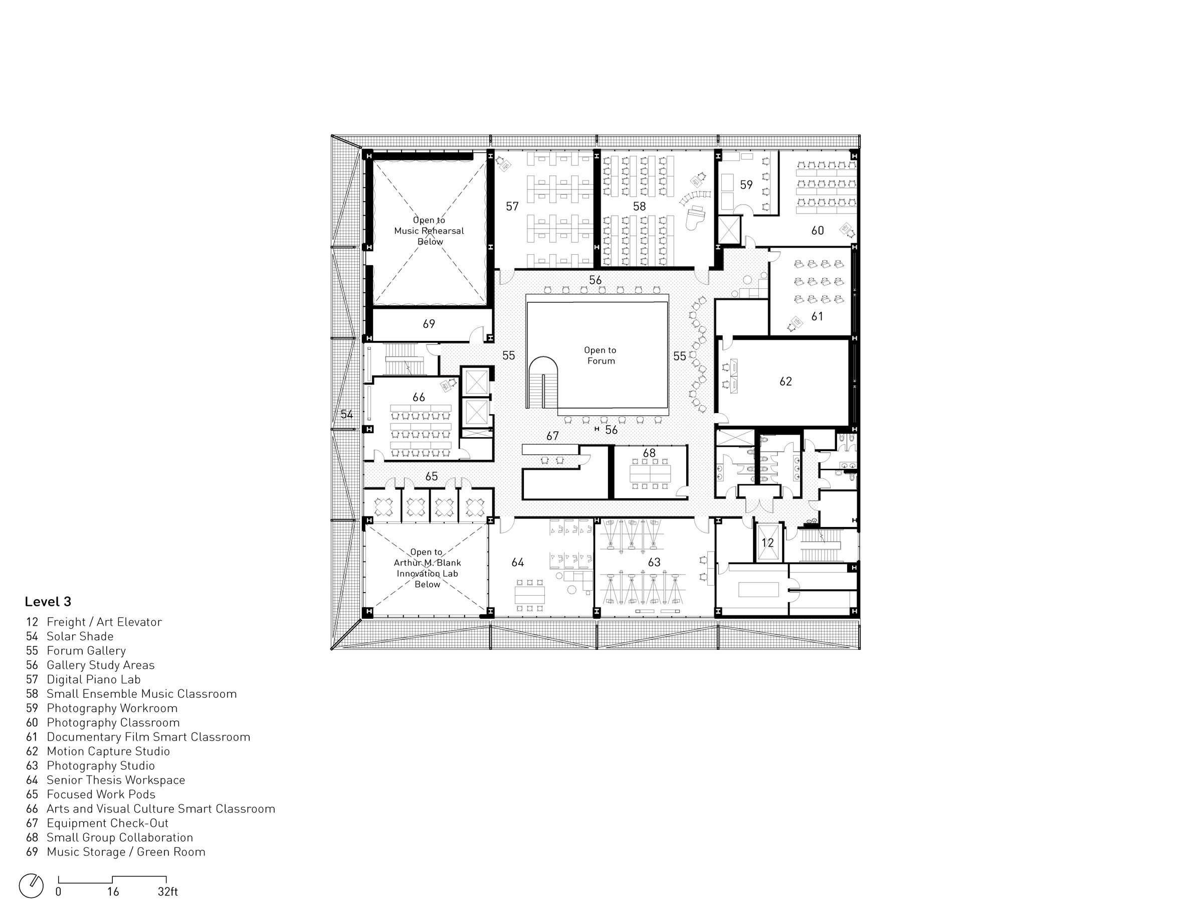 3層平面圖 Level 3 Plan