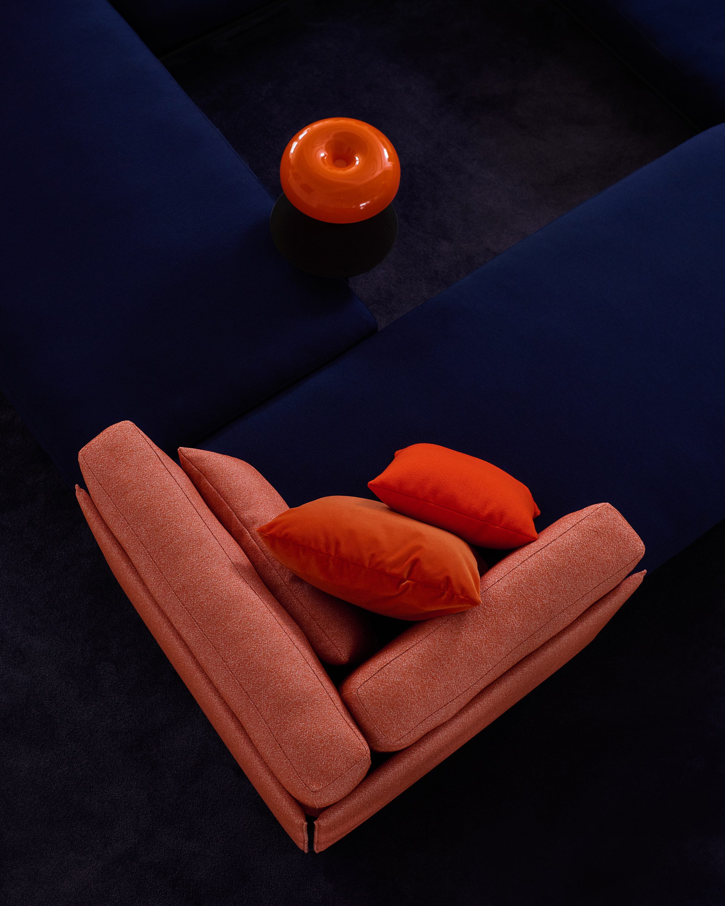 瑞士 Vitra 聯手 瑞士建築師事務所 Panter Tourron 模組化沙發Anagram