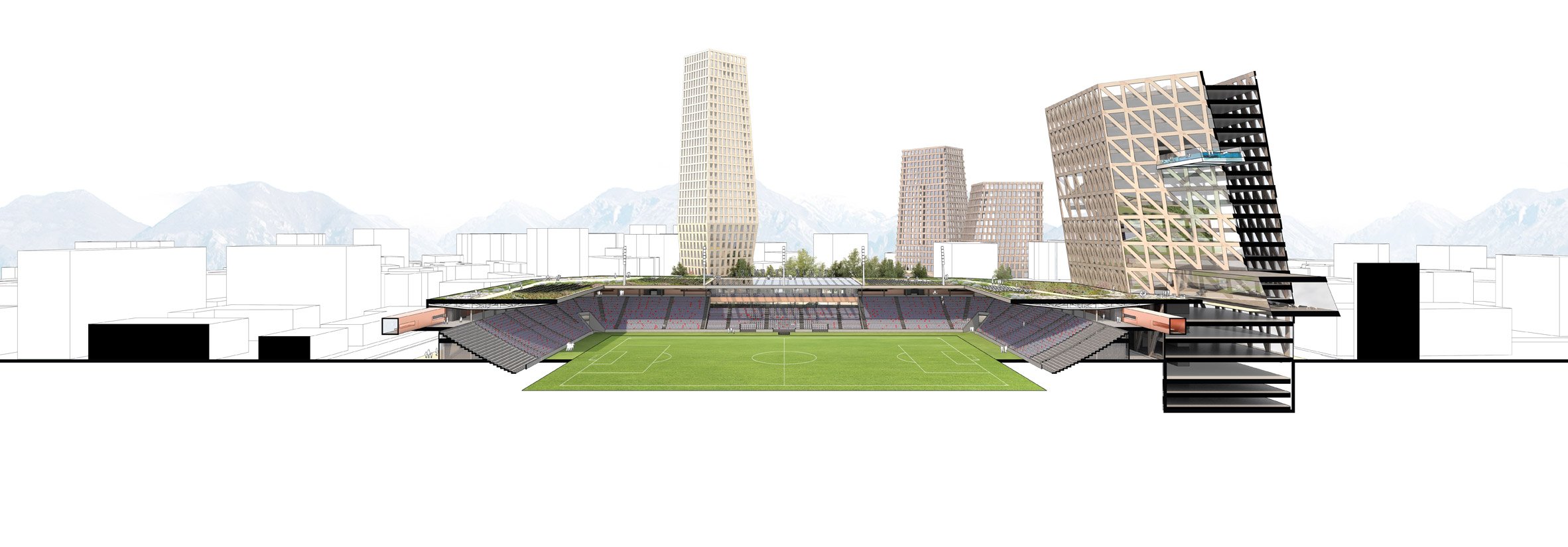 OMA renovate Selman Stërmasi Stadium Tirana 荷蘭OMA揮灑創意改造地拉那，賽爾曼·斯特馬西體育場