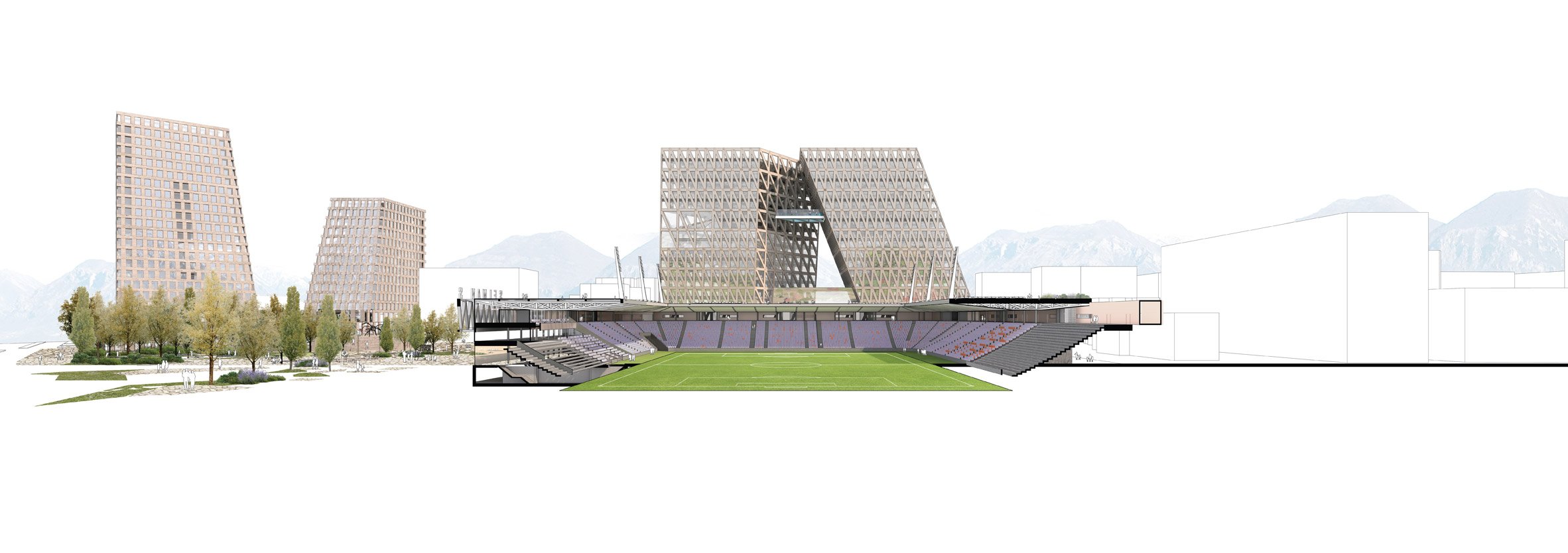 OMA renovate Selman Stërmasi Stadium Tirana 荷蘭OMA揮灑創意改造地拉那，賽爾曼·斯特馬西體育場