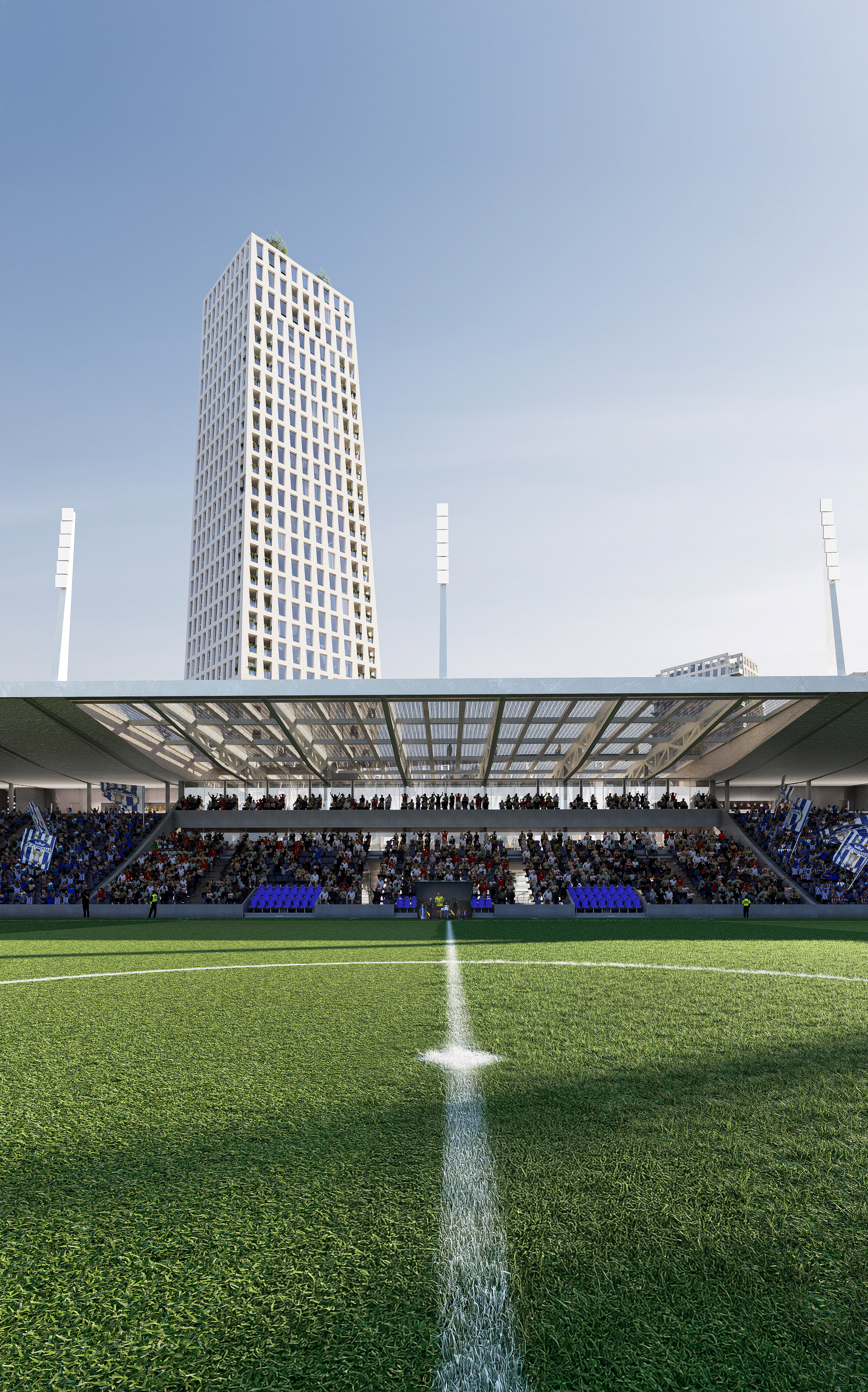 OMA renovate Selman Stërmasi Stadium Tirana 荷蘭OMA揮灑創意改造地拉那，賽爾曼·斯特馬西體育場