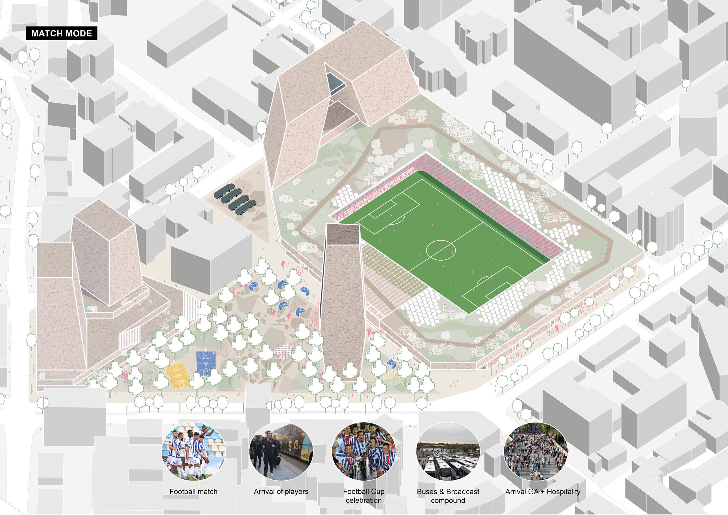 OMA renovate Selman Stërmasi Stadium Tirana 荷蘭OMA揮灑創意改造地拉那，賽爾曼·斯特馬西體育場