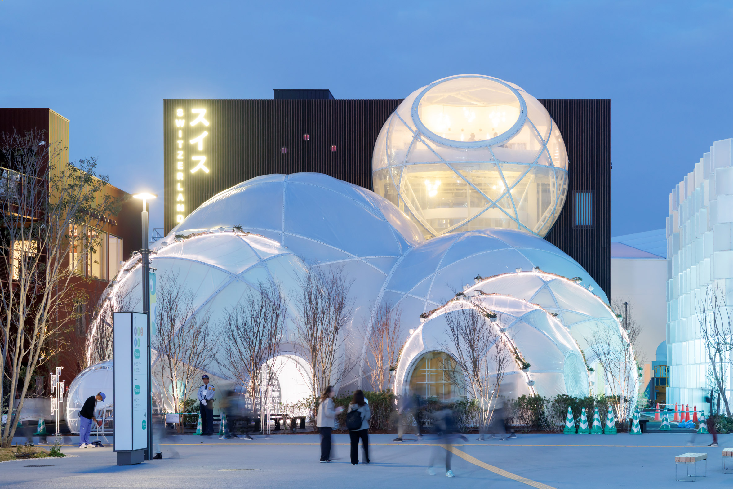 大阪世博瑞士館 Switzerland Pavilion Expo 2025 Osaka Manuel Herz Architects 瑞士建築師事務所 Manuel Herz Architects 希望藉由2025年的大阪世博瑞士館,重新鏈結那份屬於大阪‘70的樂觀主義與無畏的膽識,讓建築再次充滿想像的能量