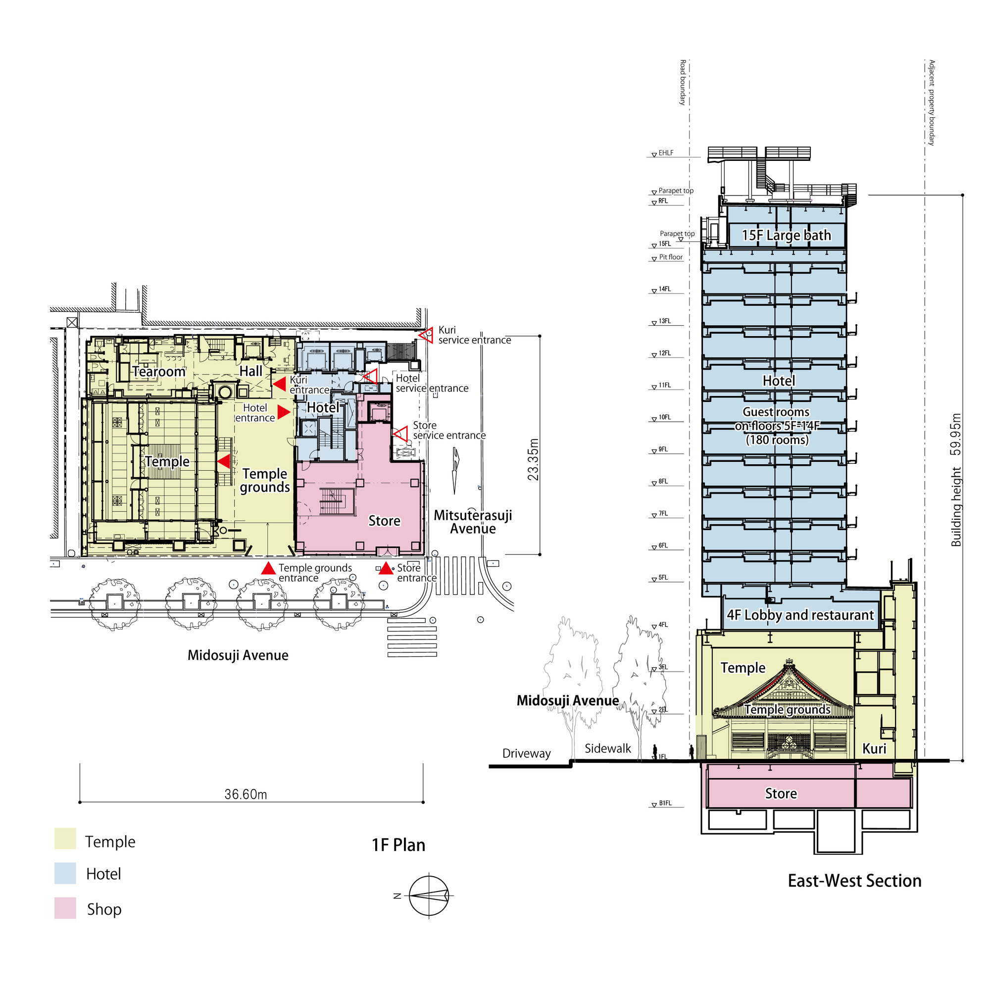大成建設 TAISEI Tokyo Tatemono Mitsutera Building Candeo Hotels Osaka Shinsaibashi 大阪 OSAKA 三津寺本堂大樓