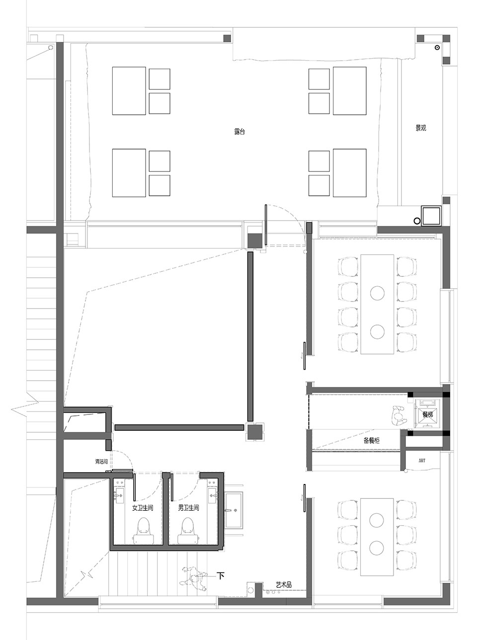 燃炙屋二層平面圖