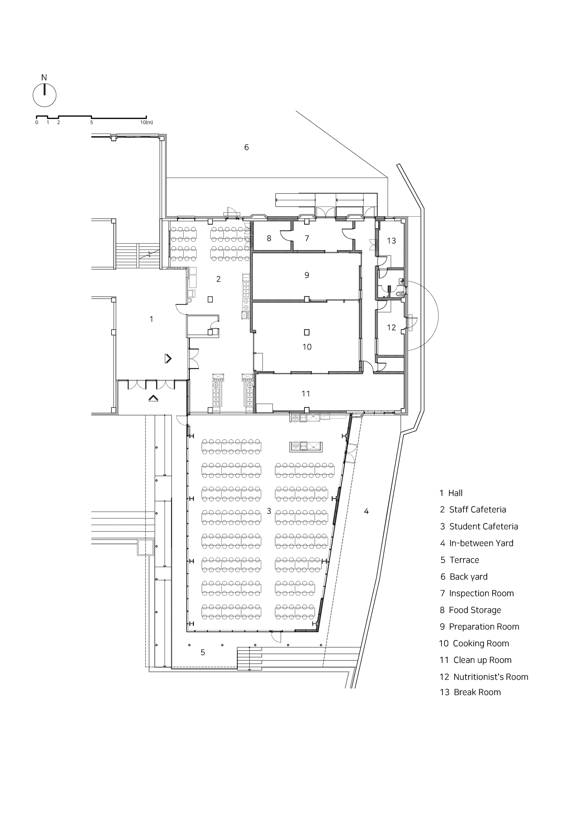 B GROUND ARCHITECTS 韓國首爾市蘆原區未來產業科學高等學校 (미래산업과학고등학교) 食堂增建工程
