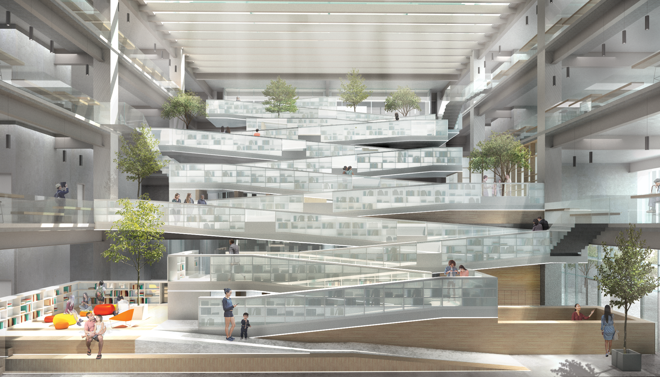 展品名稱:書山 - 國家圖書館南部分館暨典藏中心
參展者:九典聯合建築師事務所、CRA Carlo Ratti Associati
成員:張清華、郭英釗、李金威、林章鍊、陳欣宜、羅翊榮、陳彥玄、王冠穎、林子文、Klaudia Stefanowska、陳凱琪、Prof. Carlo RATTI、Saverio PANATA、Ben HANSEN、Chiara BORGHI、Serena GIARDINA、Francesca MARINO、Greta STEFANOVA、Luca BUSSOLINO、Gary Di SILVIO、Gianluca ZIMBARDI、Pasquale MILIERI