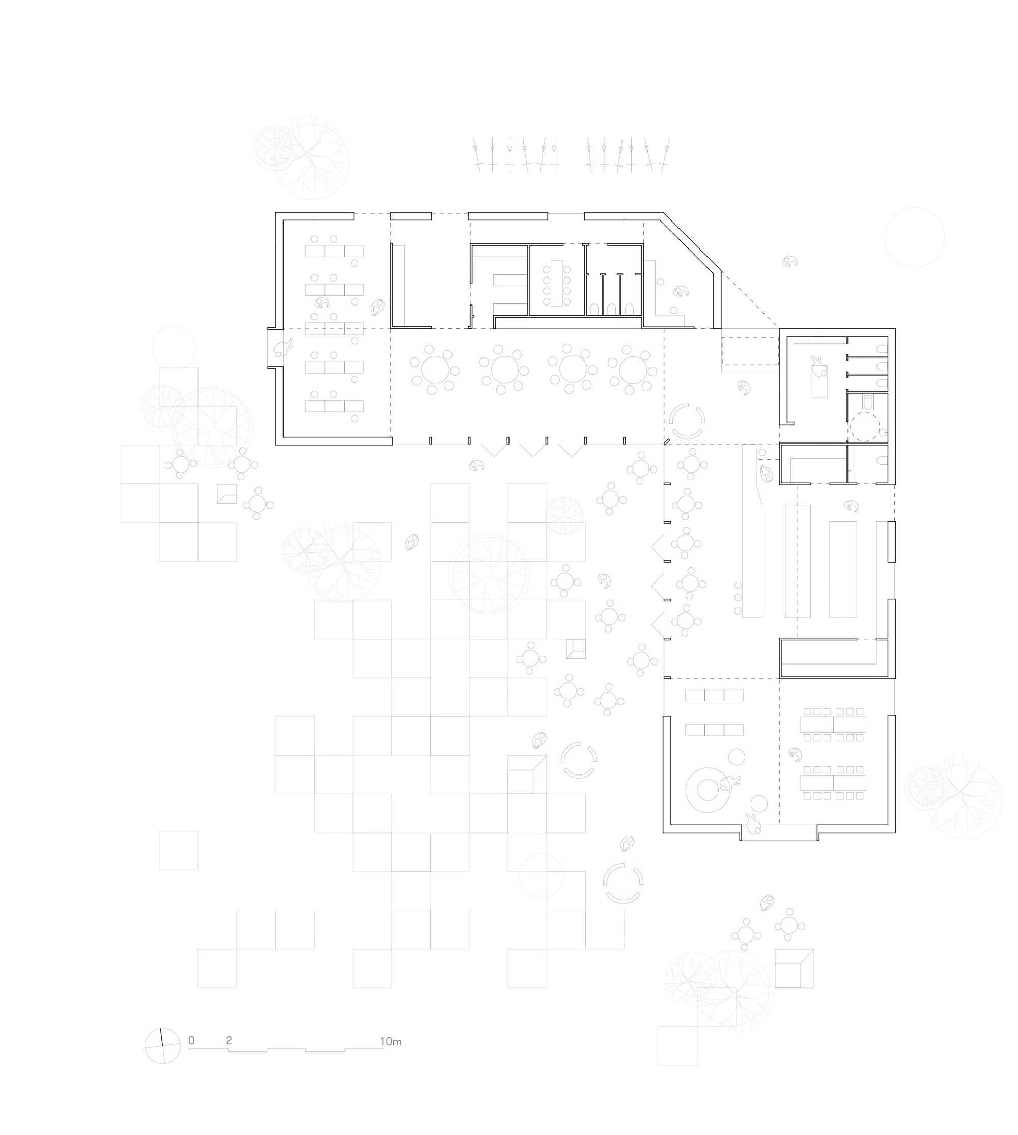 Hjørring Denmark House of Grain｜Kornets Hus 丹麥遊客中心 Reiulf Ramstad Arkitekter 平面圖 Plan