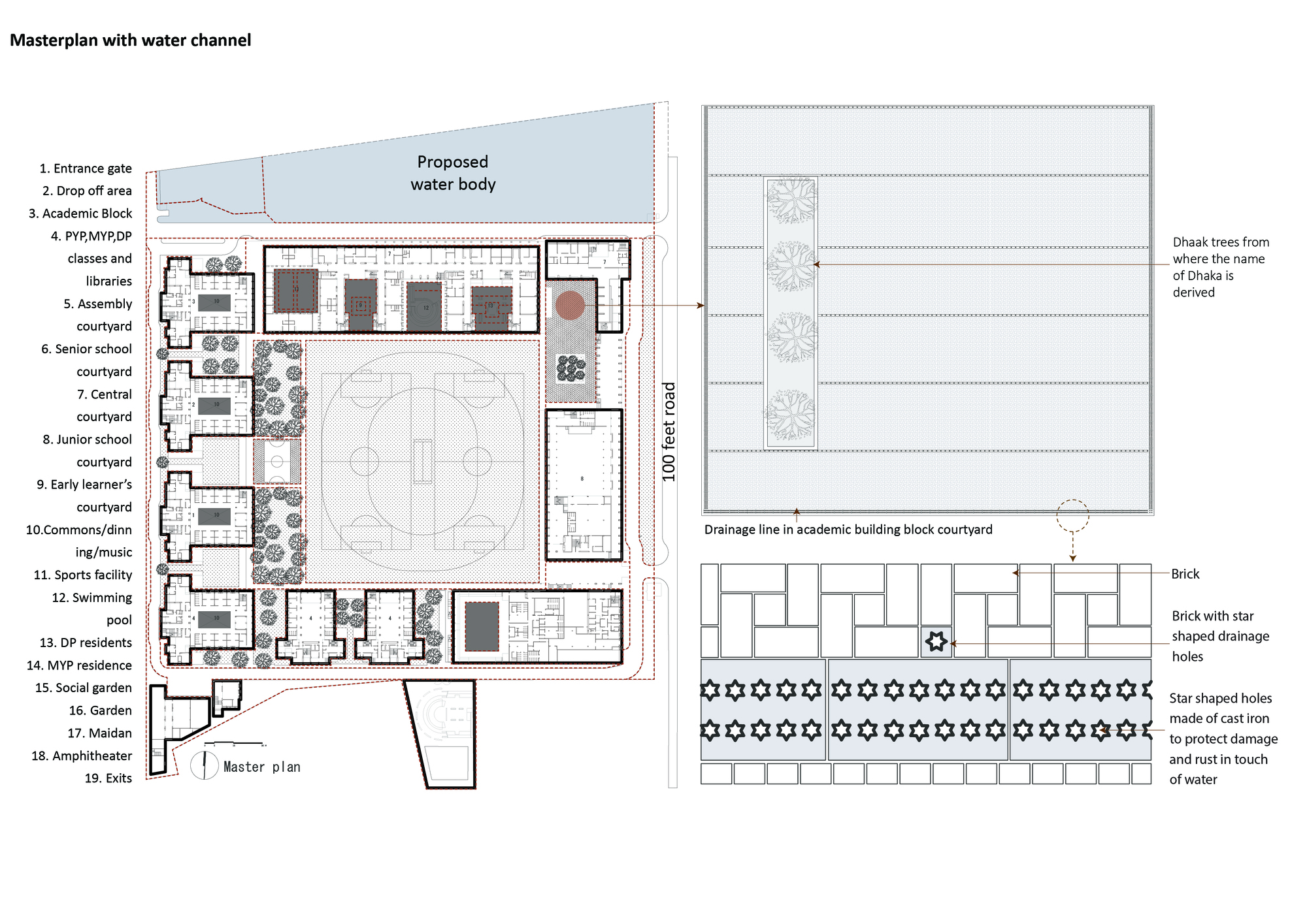 Shatotto、Feilden Clegg Bradley Studios 孟加拉達卡 (Dhaka Bangladesh) Aga Khan Academy