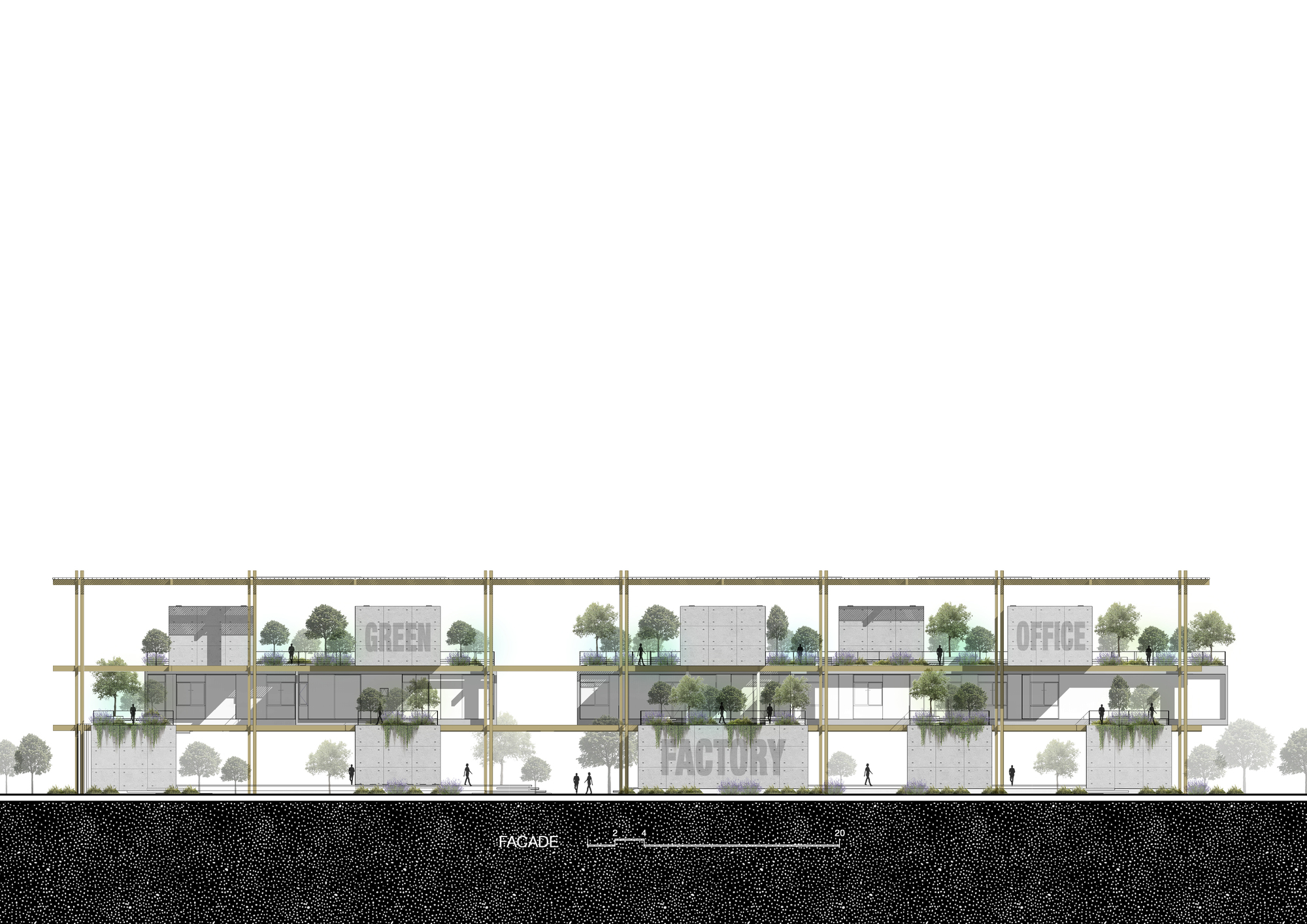 Textile Factory Office 紡織工廠辦公大樓 峴港 越南廠辦 Ho Khue Architects