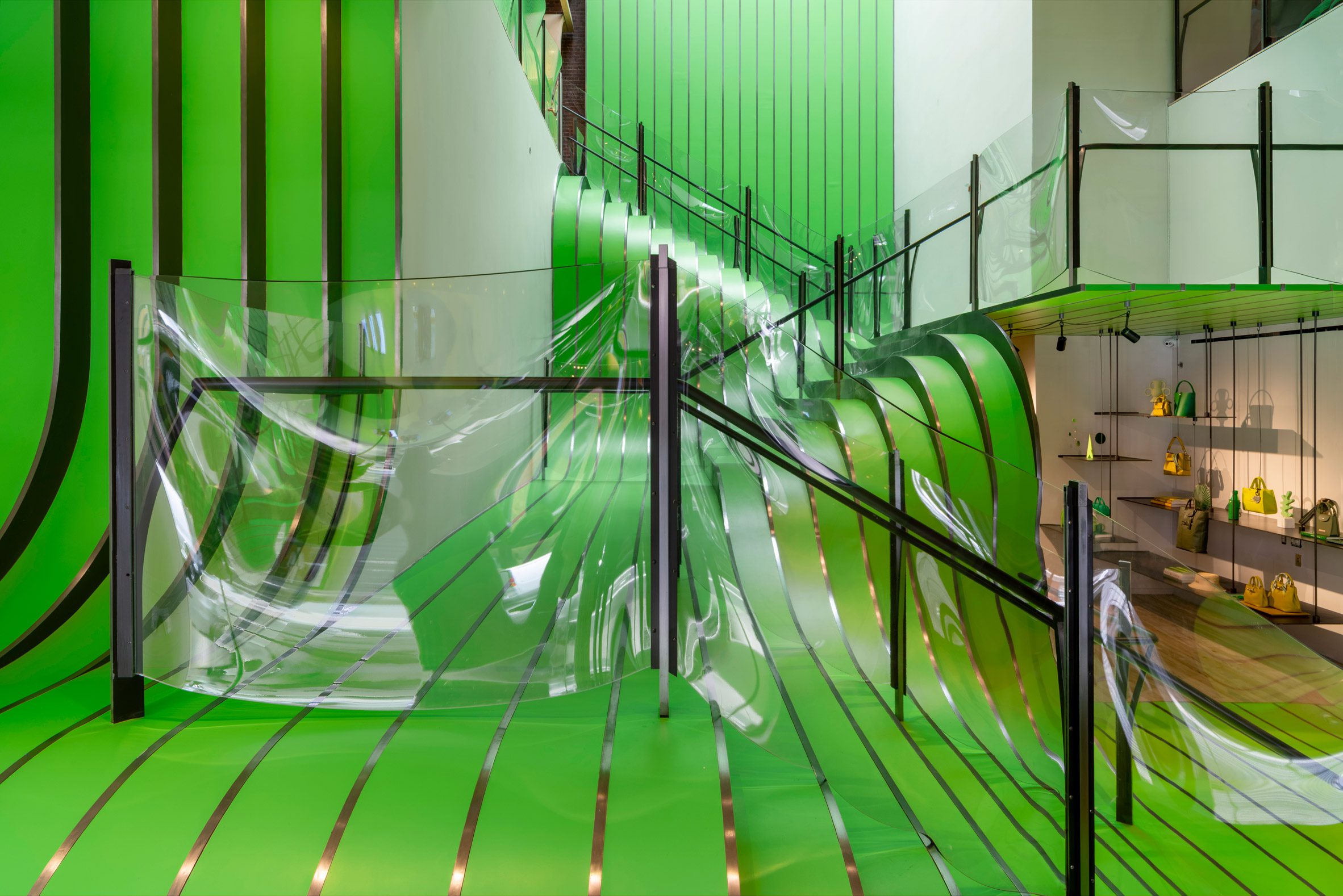 La Maison Unique Heatherwick Studio gives New York Longchamp store
