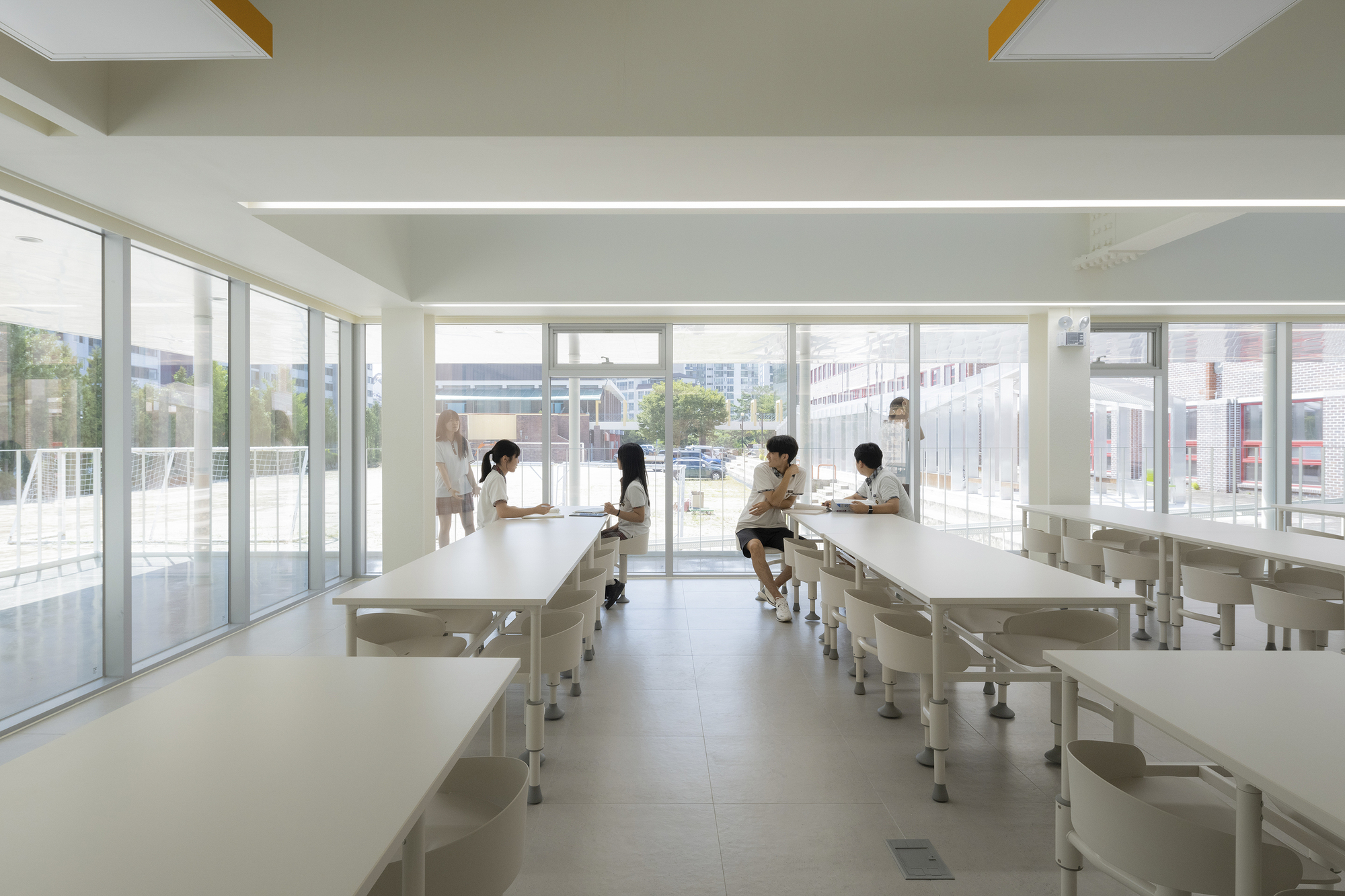 B GROUND ARCHITECTS 韓國首爾市蘆原區未來產業科學高等學校 (미래산업과학고등학교) 食堂增建工程