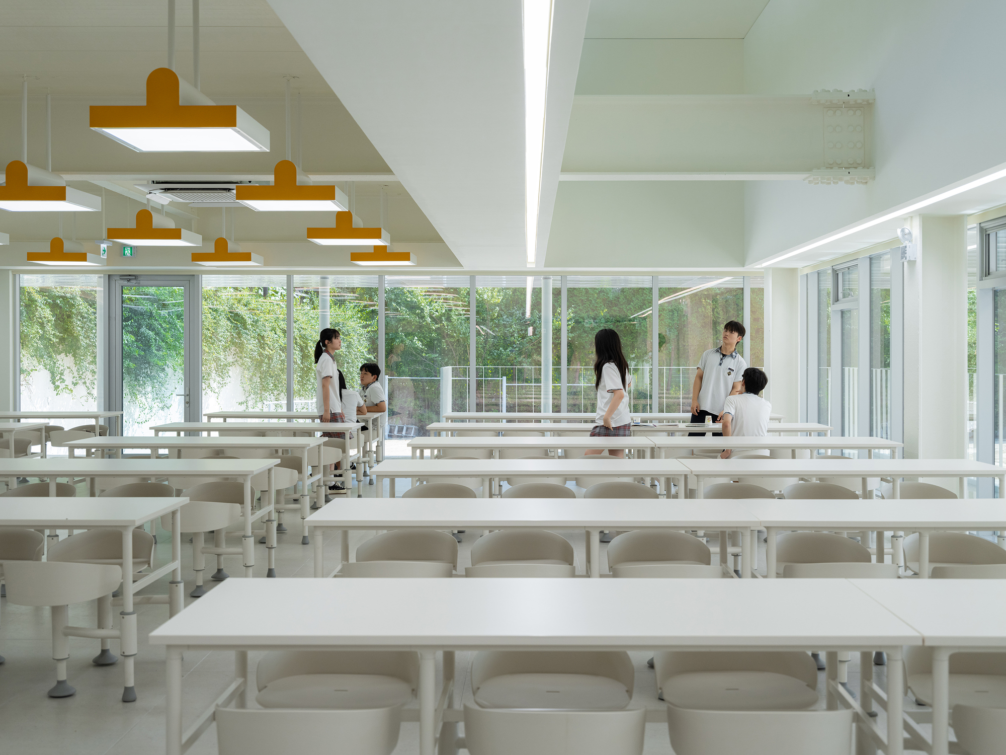 B GROUND ARCHITECTS 韓國首爾市蘆原區未來產業科學高等學校 (미래산업과학고등학교) 食堂增建工程