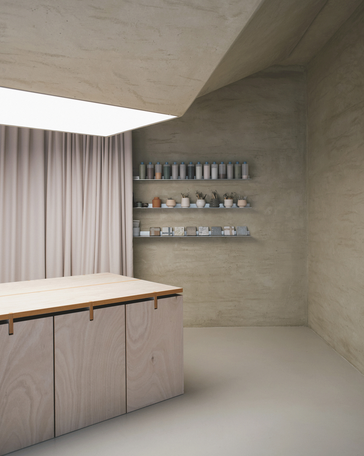 Mosca Bianca Ceramic Workshop 室內設計 義大利 帕多瓦 Padua Italy Atelier Architettura Chinello Morandi