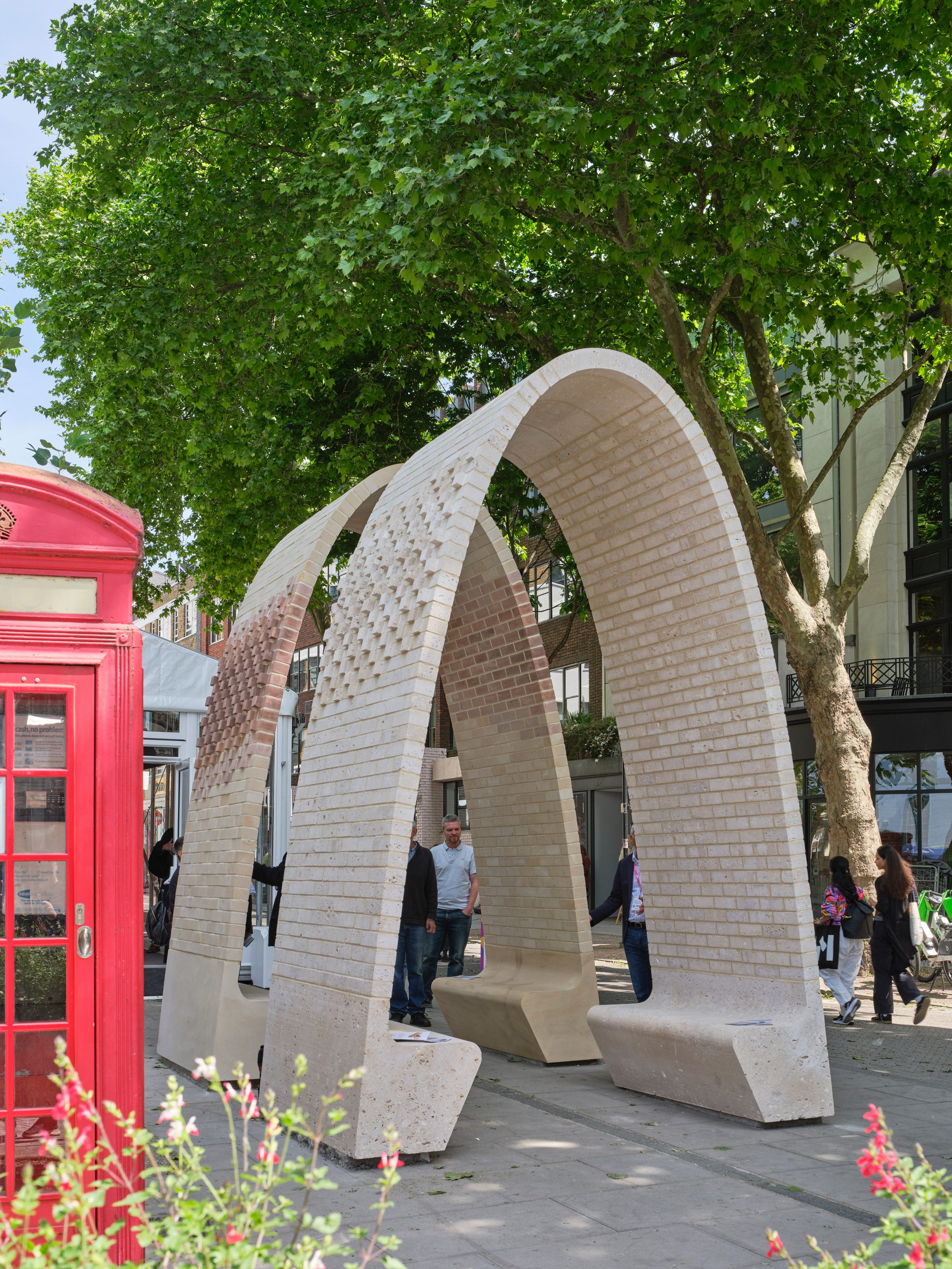 Webb Yates Clerkenwell Green Hawkins Brown Clerkenwell Design Week Brick from a Stone Arch Revival