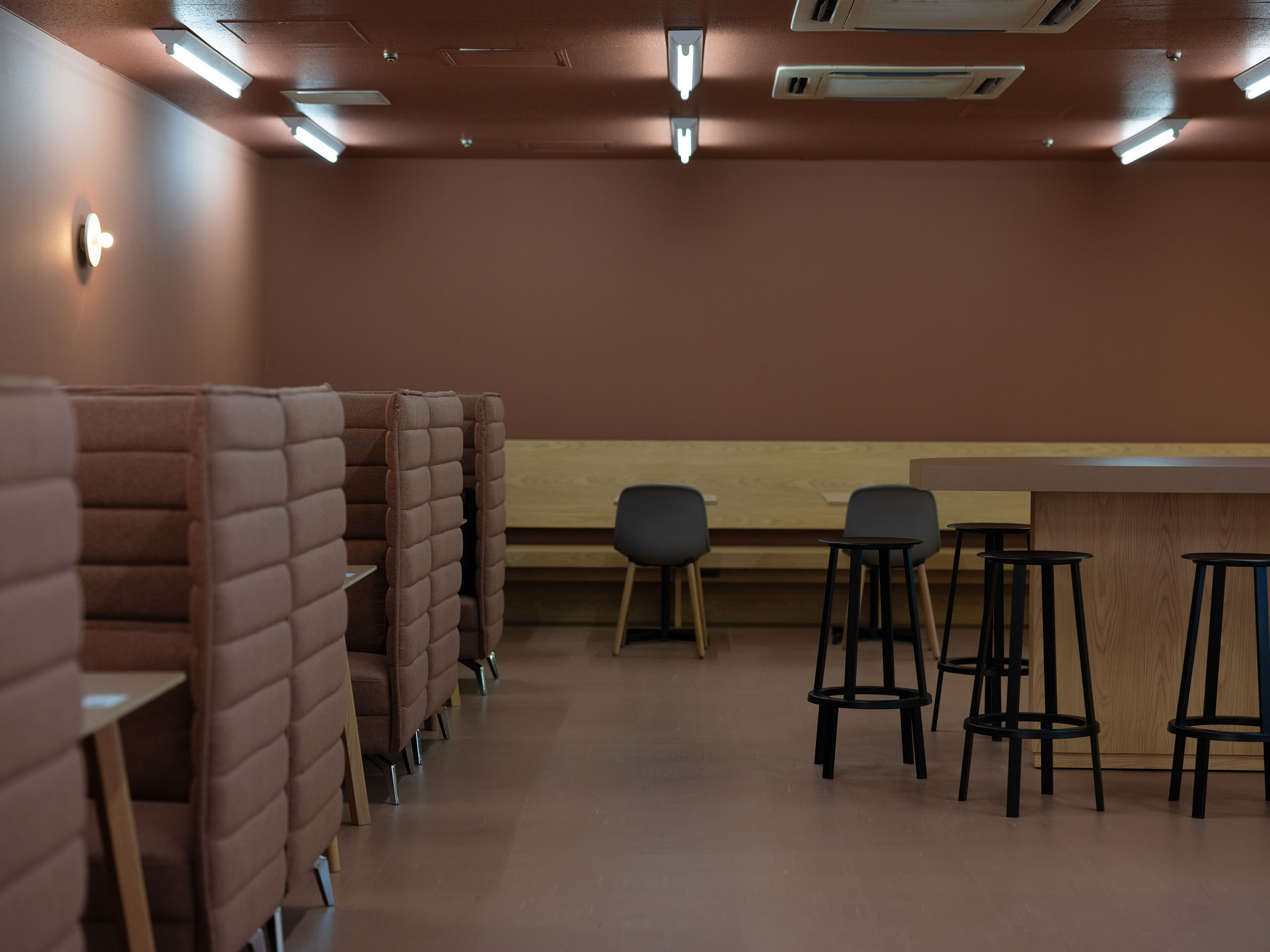 LUMINE北千住 員工餐廳 室內設計 YOTTEKO TABETEKO ヨッテコタベテコ