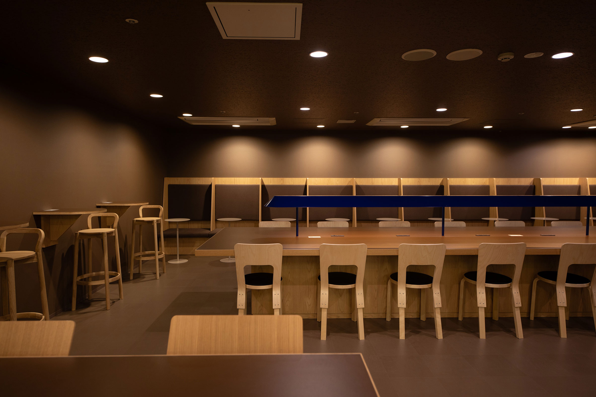 LUMINE北千住 員工餐廳 室內設計 YOTTEKO TABETEKO ヨッテコタベテコ