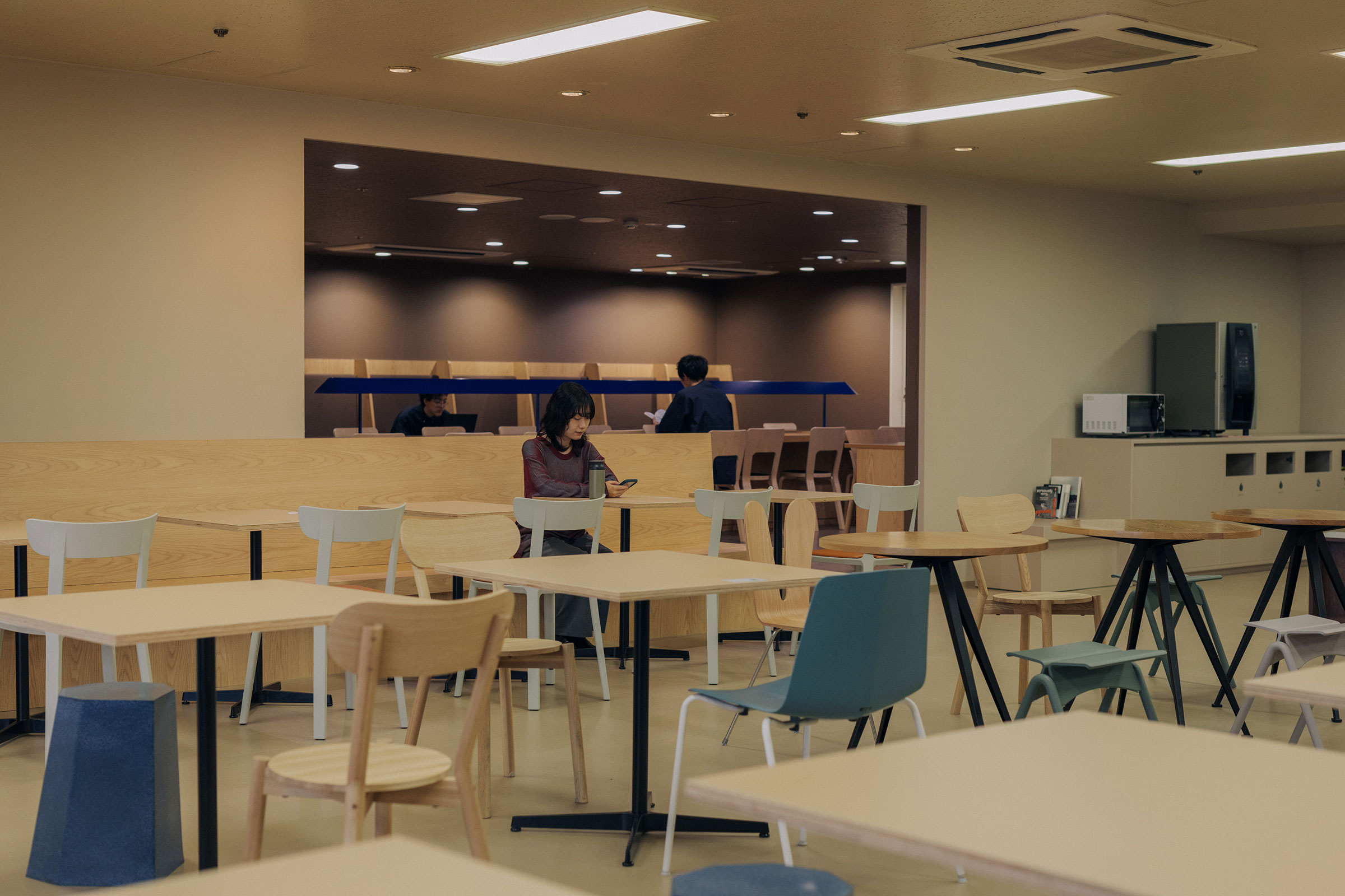 LUMINE北千住 員工餐廳 室內設計 YOTTEKO TABETEKO ヨッテコタベテコ
